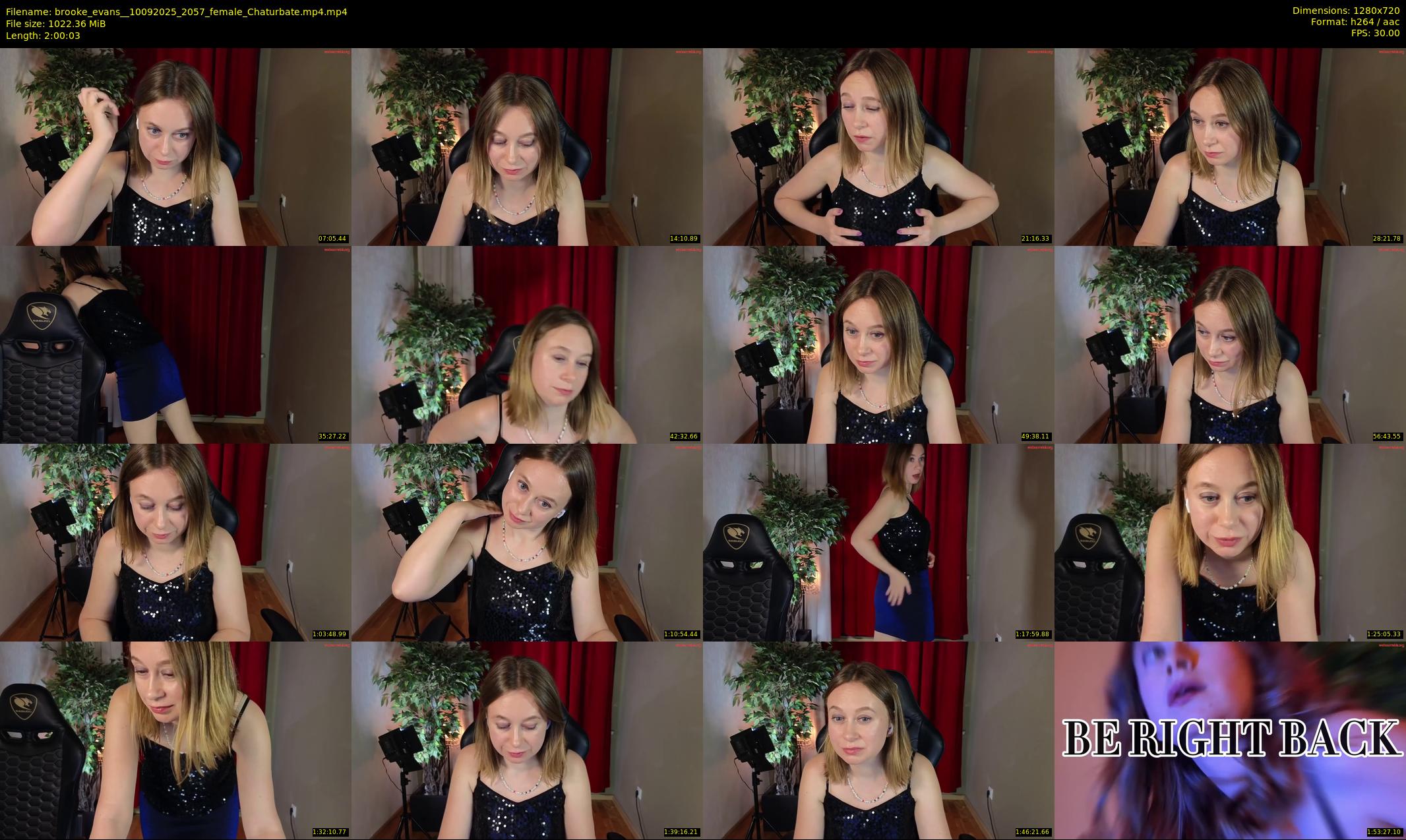brooke_evans_ — 121 minute Chaturbate female cam show recording, 720p, Sep 10, 2025