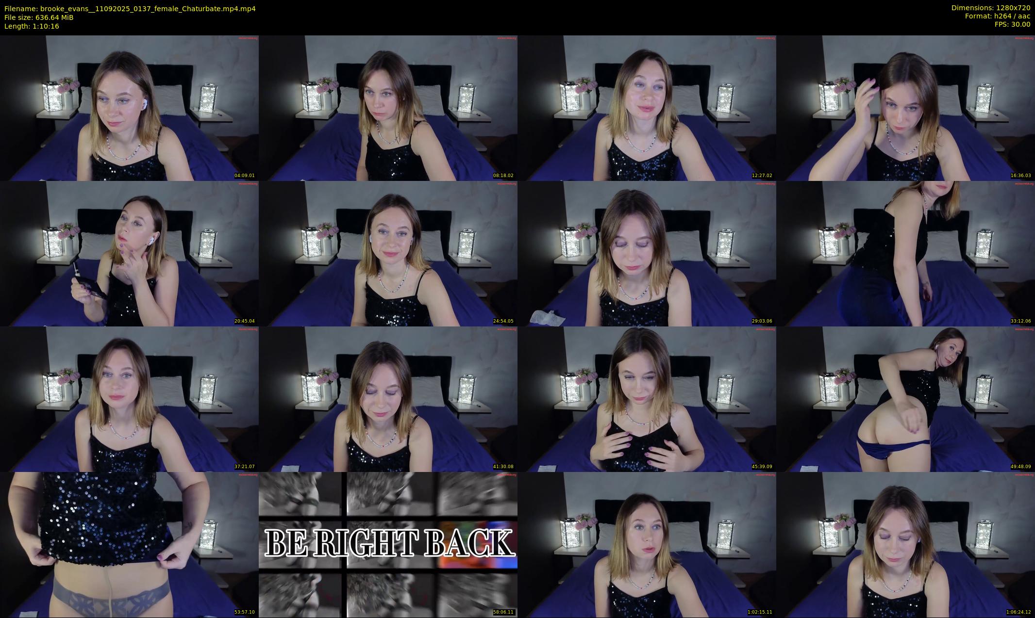 brooke_evans_ — 71 minute Chaturbate female cam show recording, 720p, Sep 11, 2025
