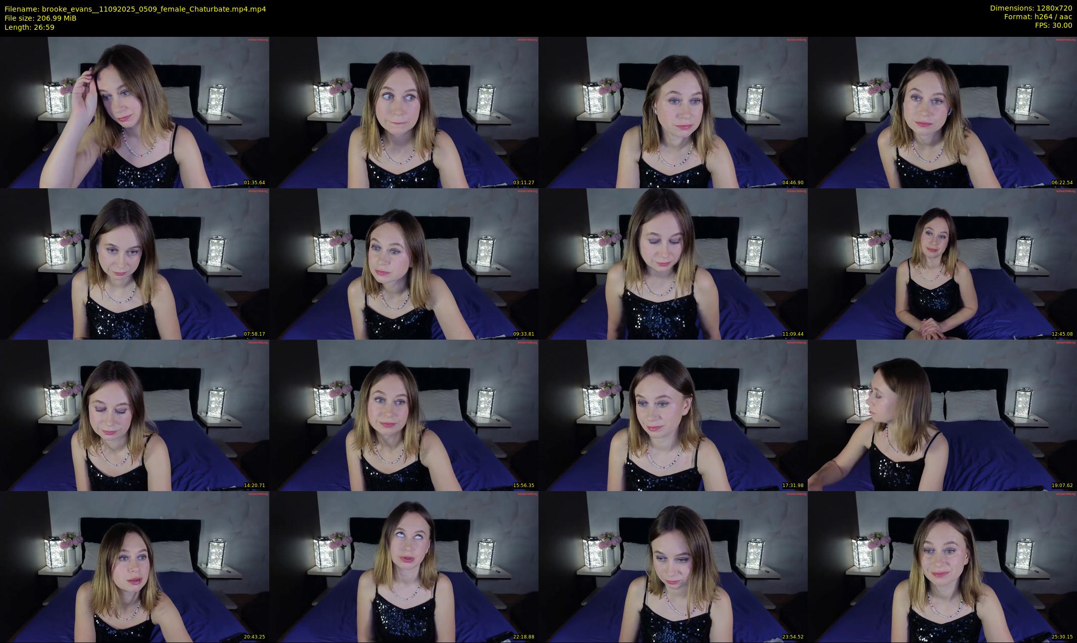 brooke_evans_ — 27 minute Chaturbate female cam show recording, 720p, Sep 11, 2025