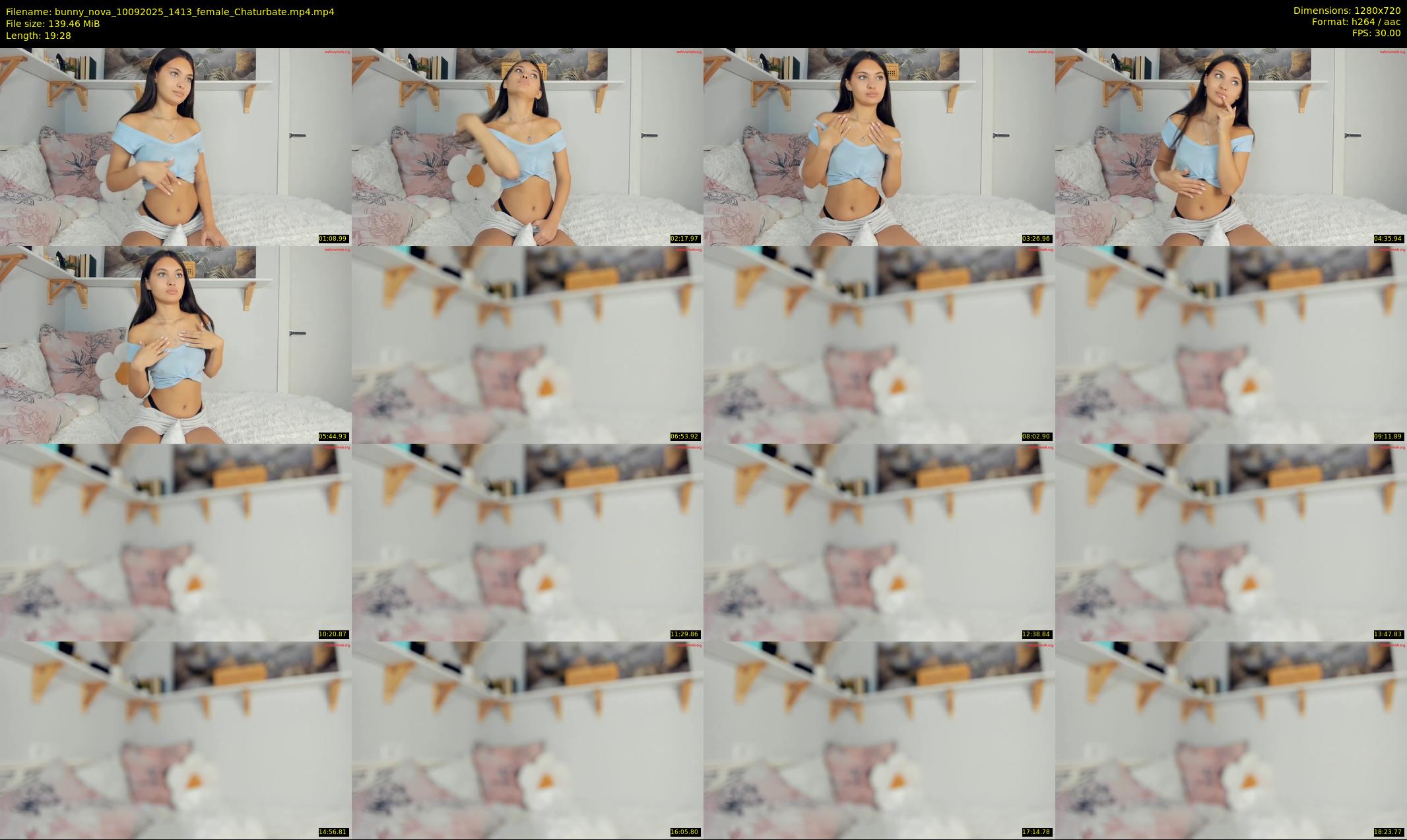 bunny_nova — 20 minute Chaturbate female cam show recording, 720p, Sep 10, 2025