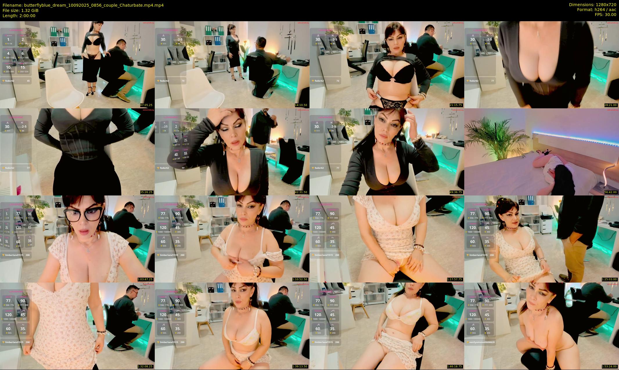 butterflyblue_dream — 120 minute Chaturbate couple cam show recording, 720p, Sep 10, 2025