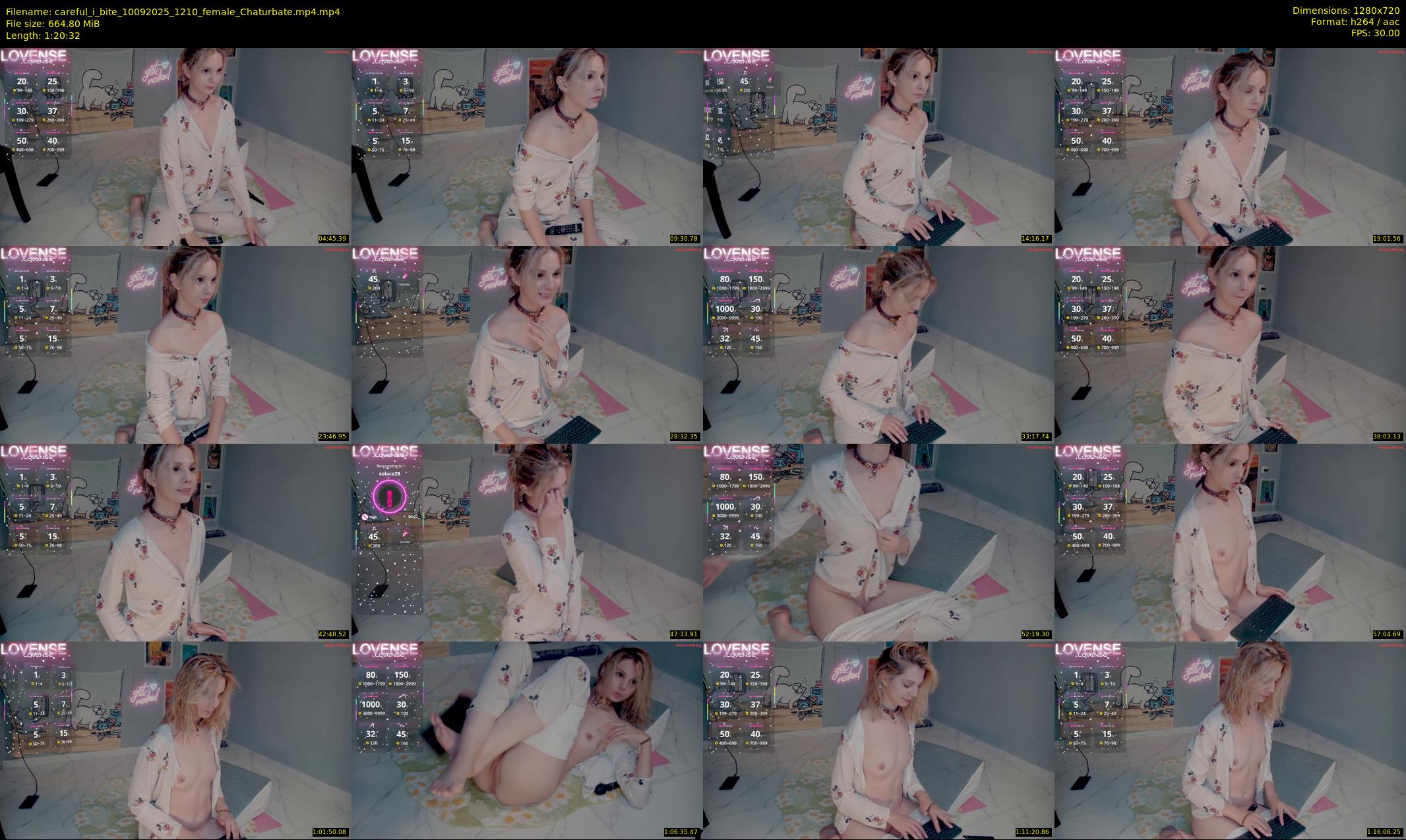 careful_i_bite — 81 minute Chaturbate female cam show recording, 720p, Sep 10, 2025
