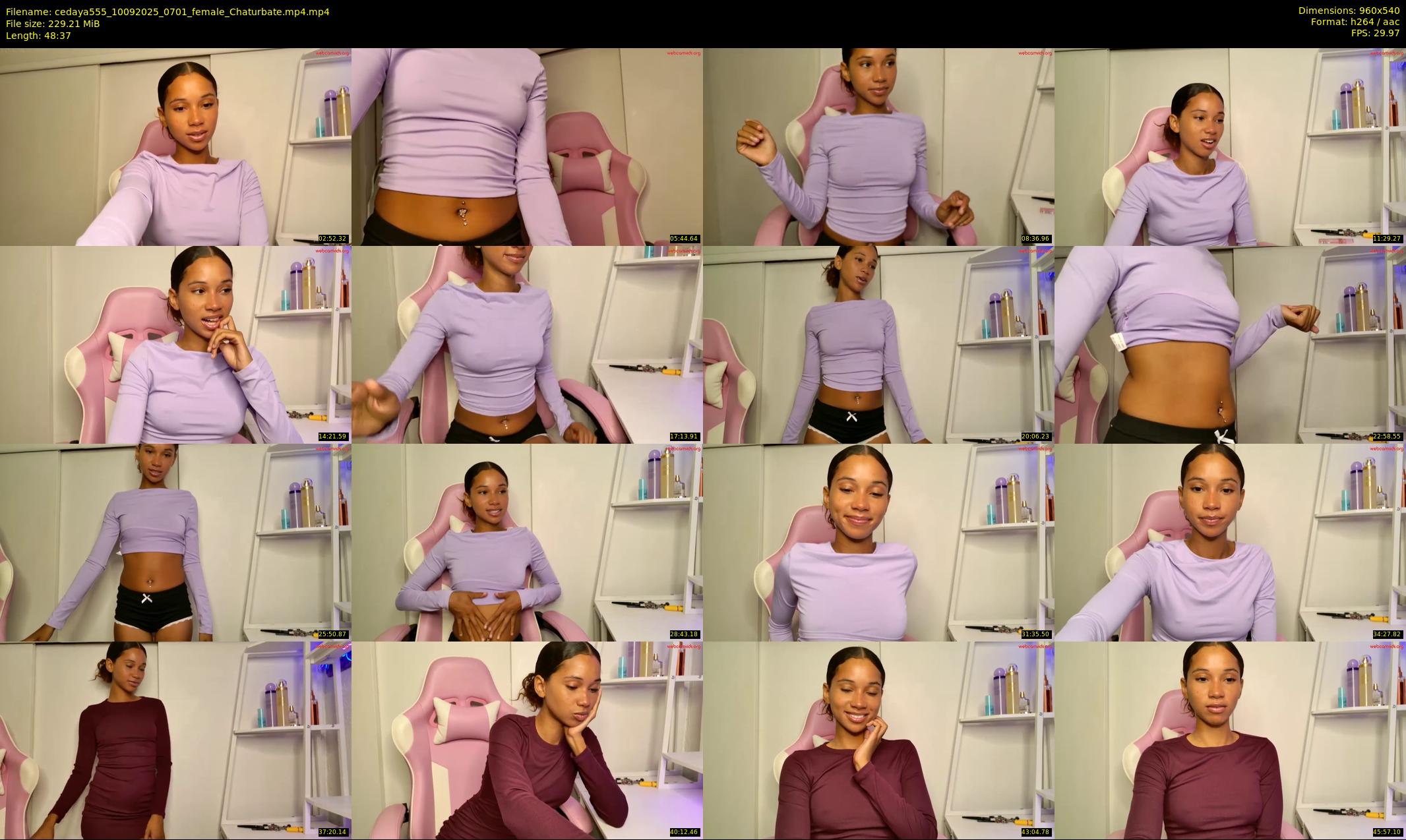 cedaya555 — 49 minute Chaturbate female cam show recording, 480p, Sep 10, 2025