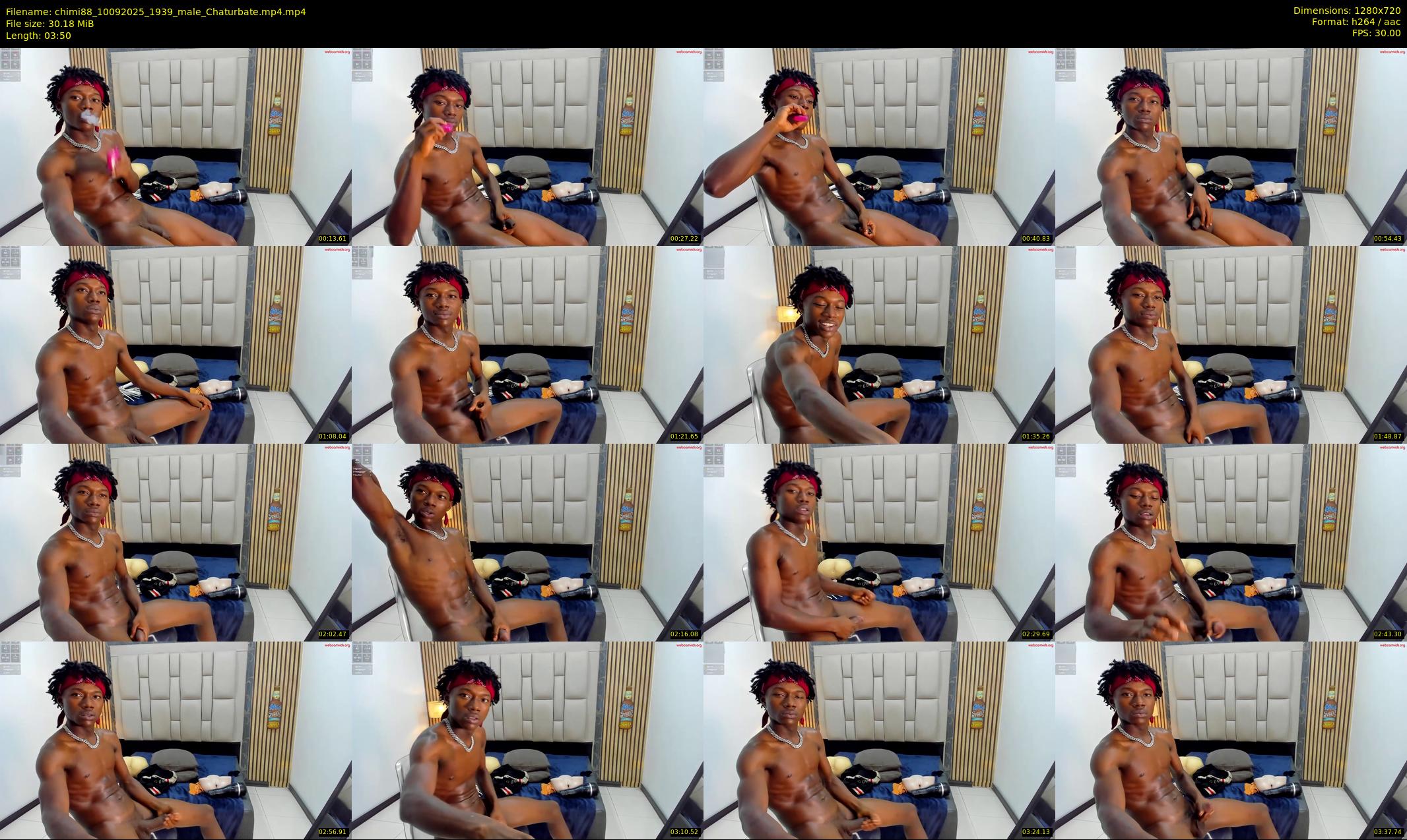 chimi88 — 4 minute Chaturbate male cam show recording, 720p, Sep 10, 2025