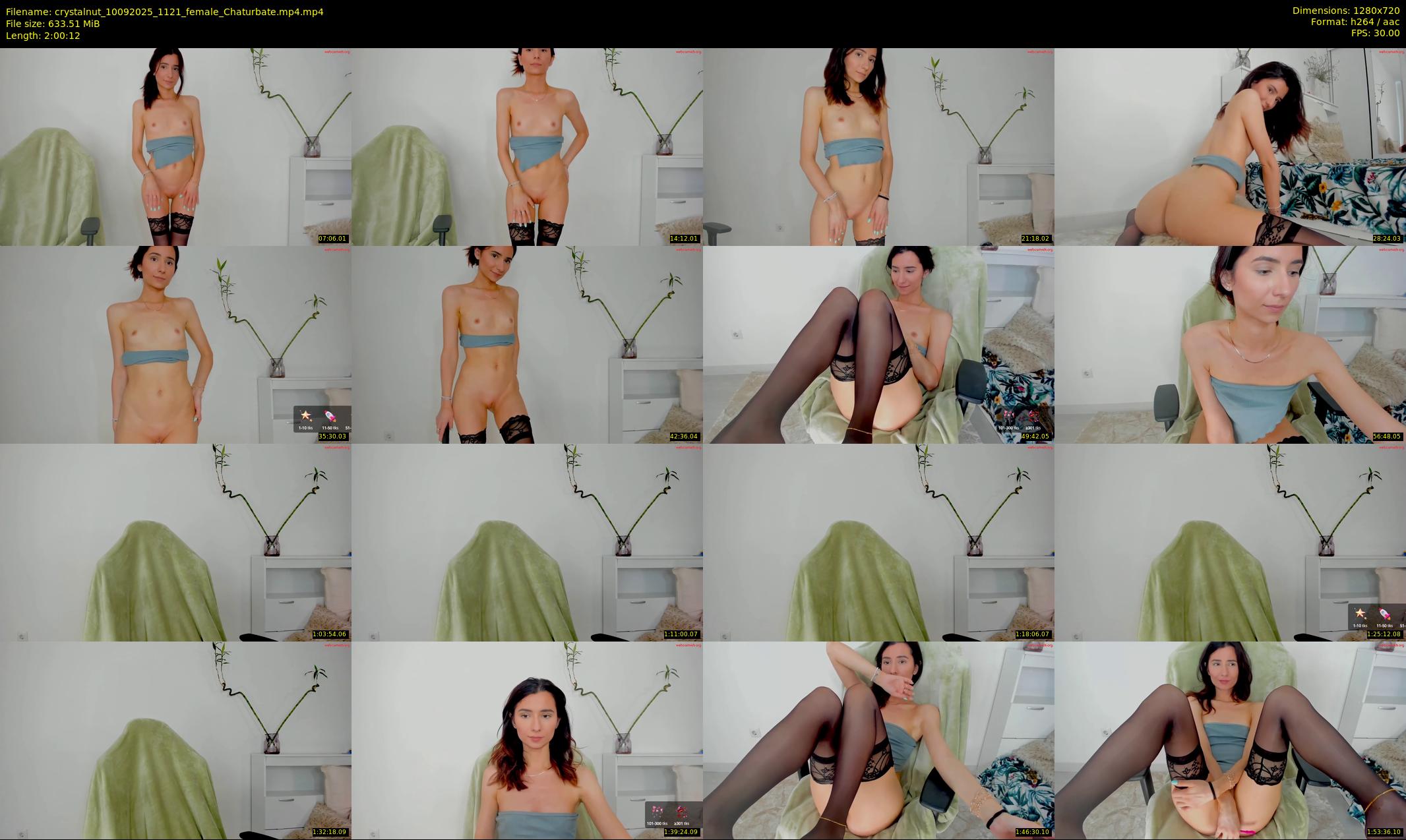 crystalnut — 121 minute Chaturbate female cam show recording, 720p, Sep 10, 2025