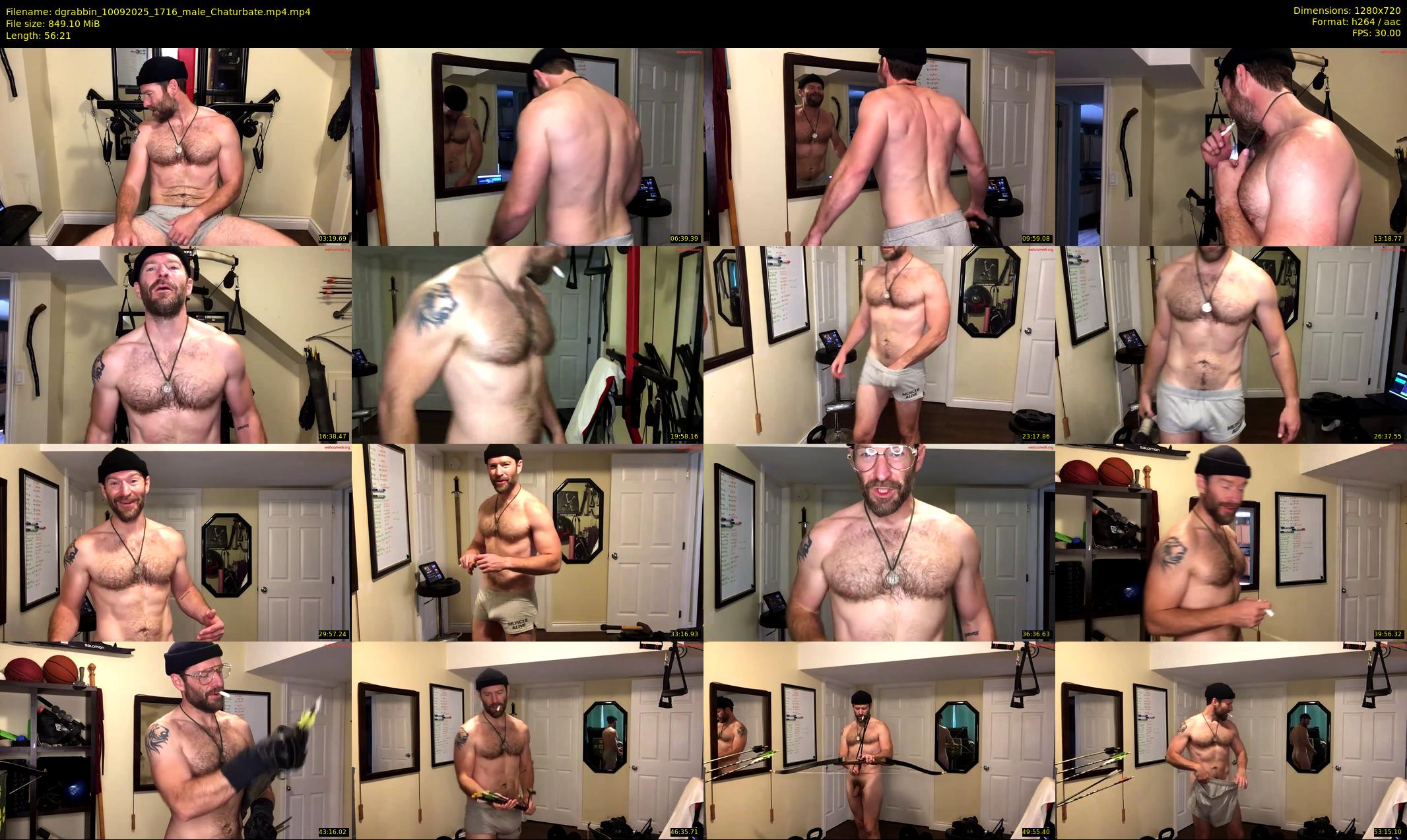 dgrabbin — 57 minute Chaturbate male cam show recording, 720p, Sep 10, 2025