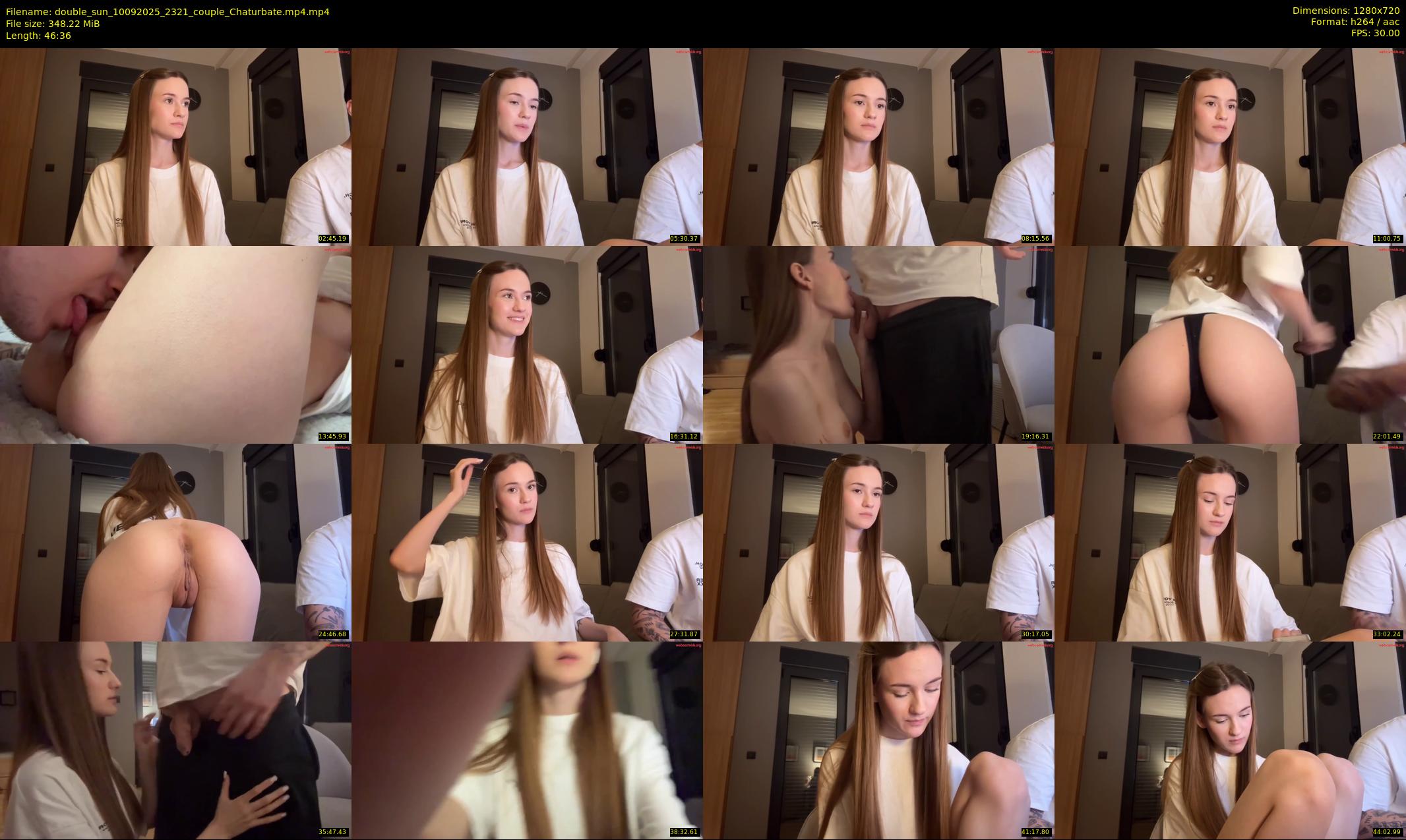 double_sun — 47 minute Chaturbate couple cam show recording, 720p, Sep 10, 2025
