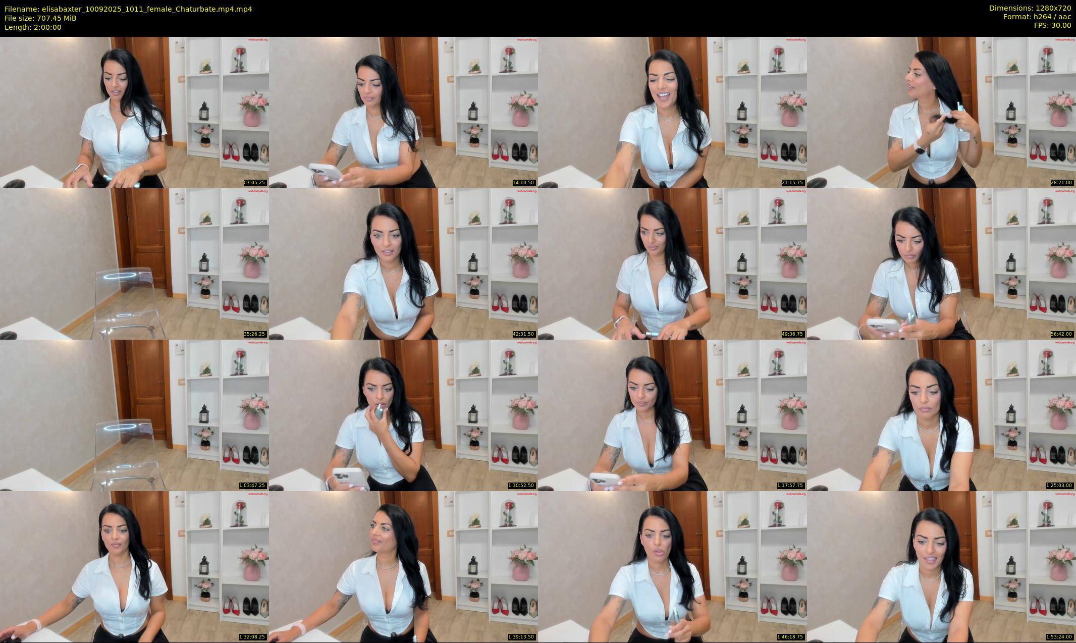 elisabaxter — 120 minute Chaturbate female cam show recording, 720p, Sep 10, 2025