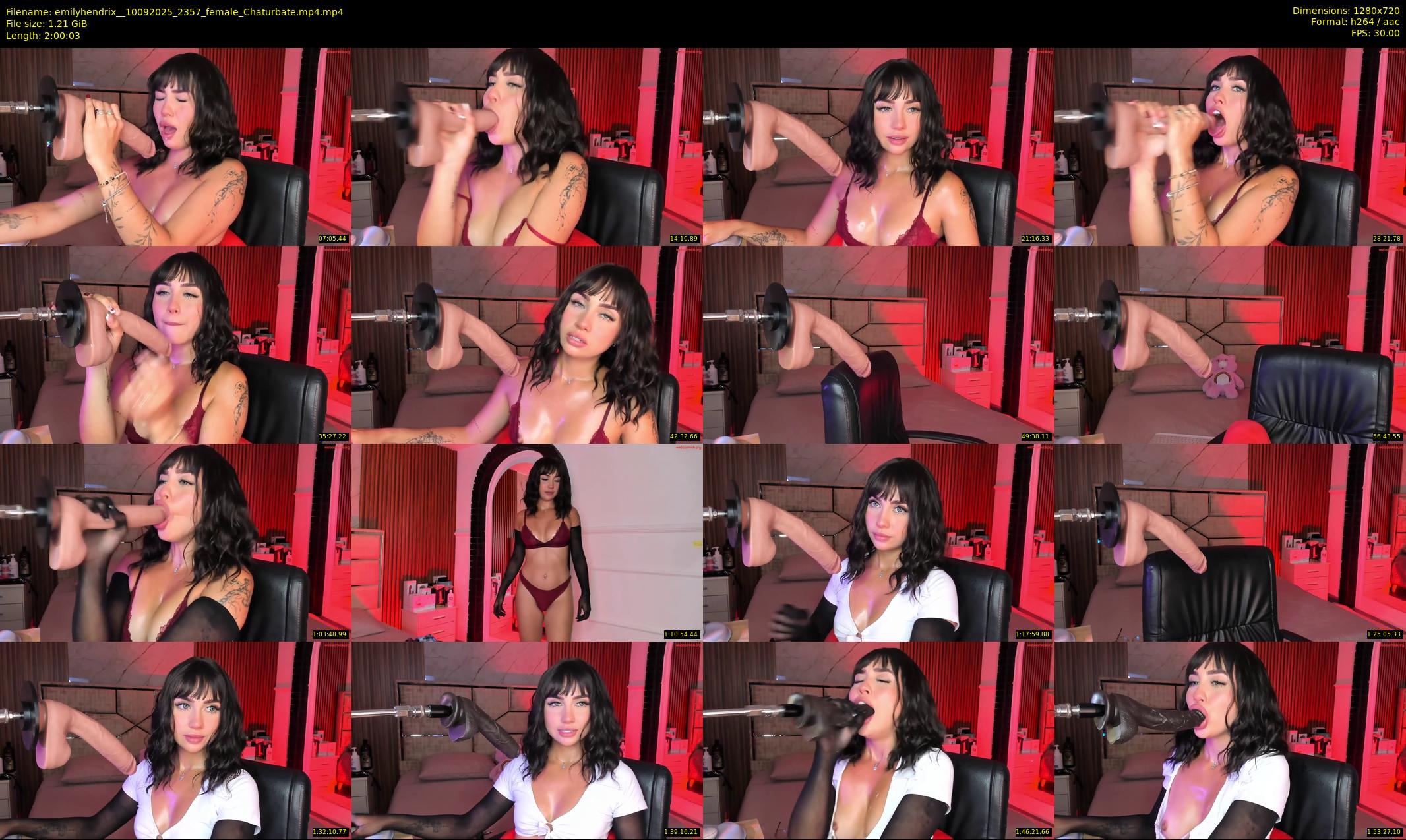 emilyhendrix_ — 121 minute Chaturbate couple cam show recording, 720p, Sep 10, 2025