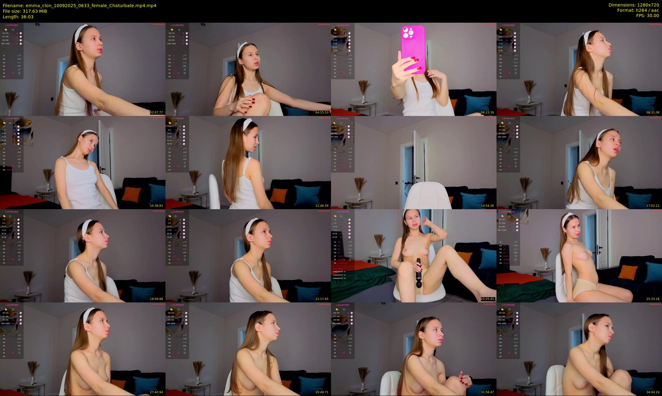 emma_clon — 37 minute Chaturbate female cam show recording, 720p, Sep 10, 2025
