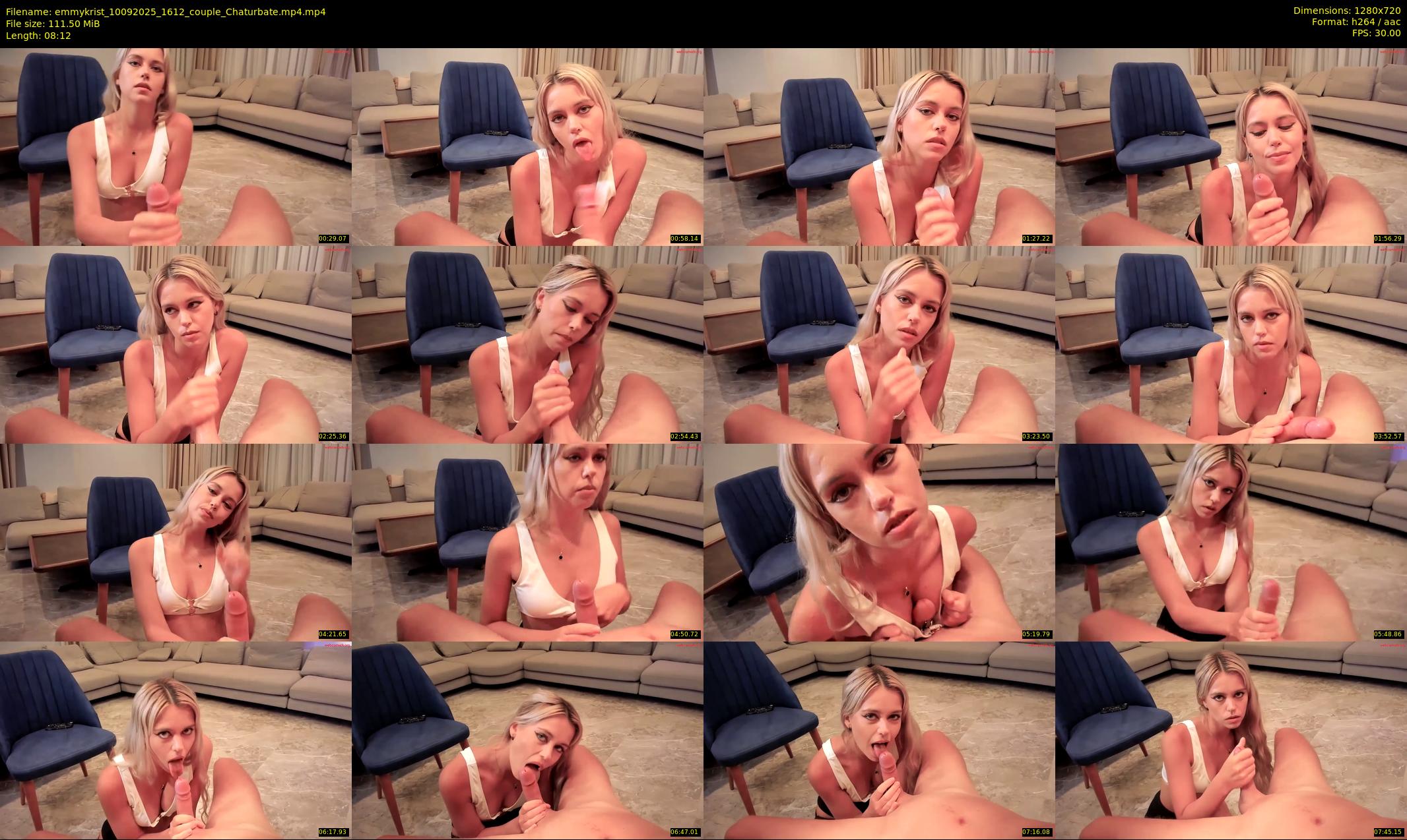 emmykrist — 9 minute Chaturbate couple cam show recording, 720p, Sep 10, 2025