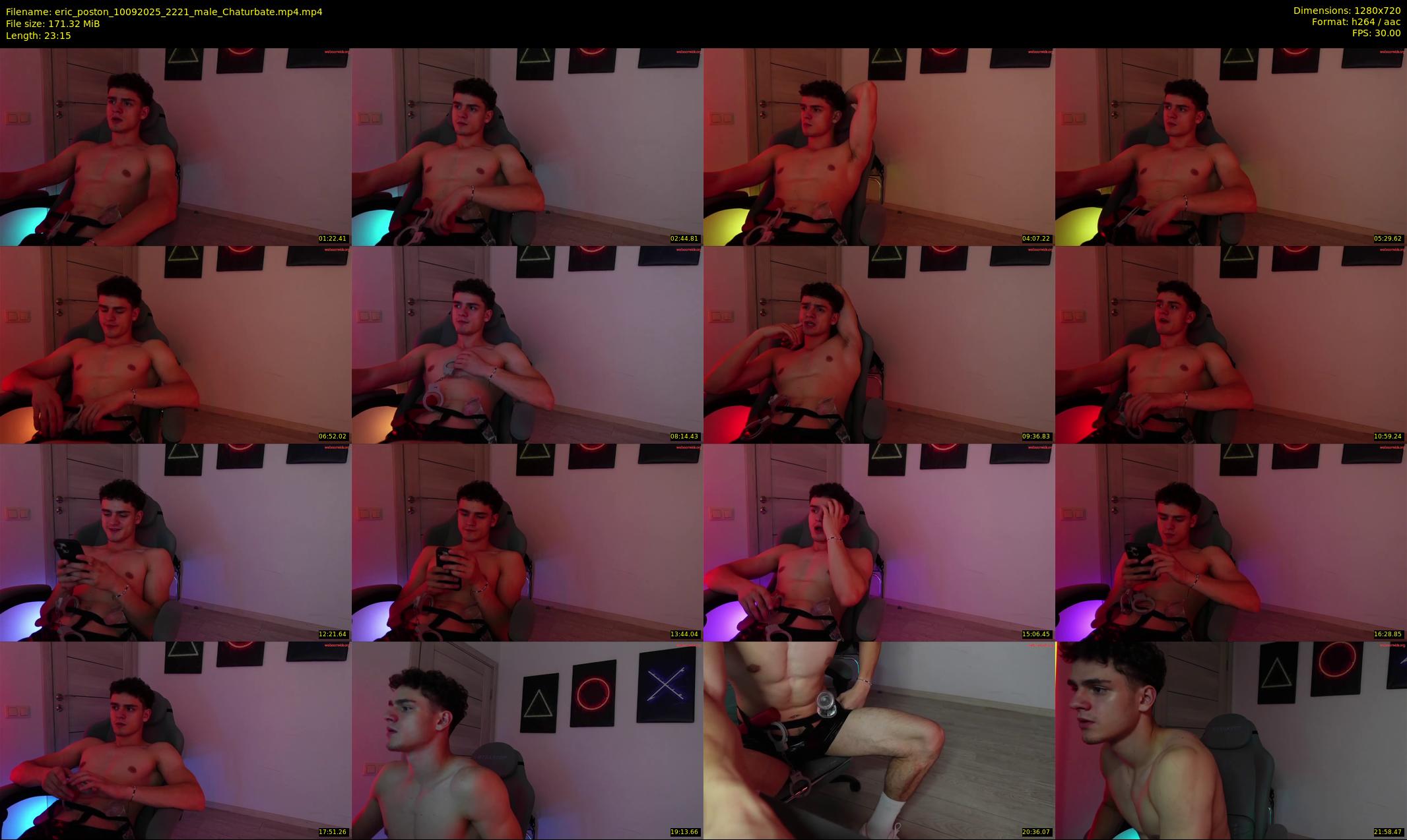eric_poston — 24 minute Chaturbate male cam show recording, 720p, Sep 10, 2025