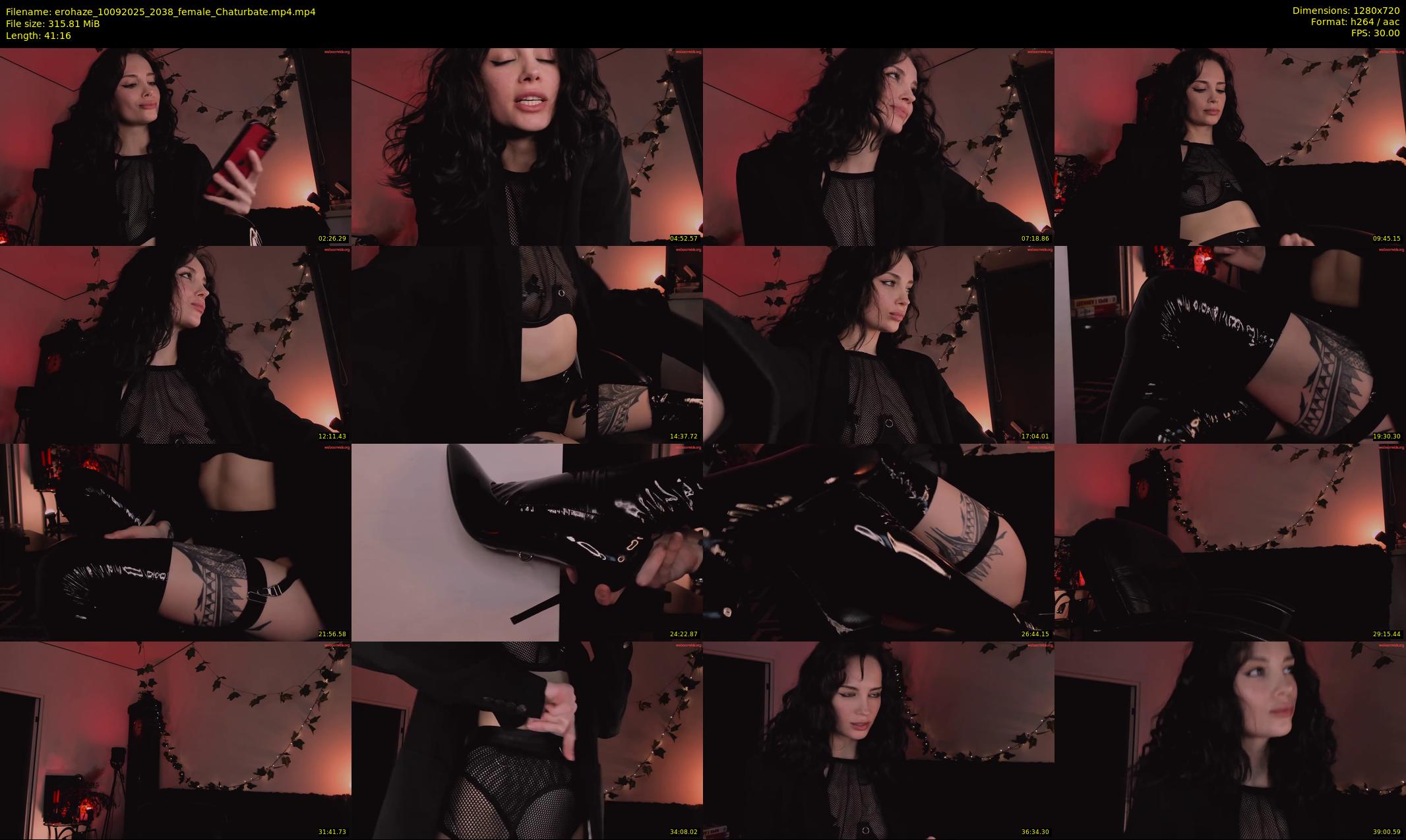 erohaze — 42 minute Chaturbate female cam show recording, 720p, Sep 10, 2025