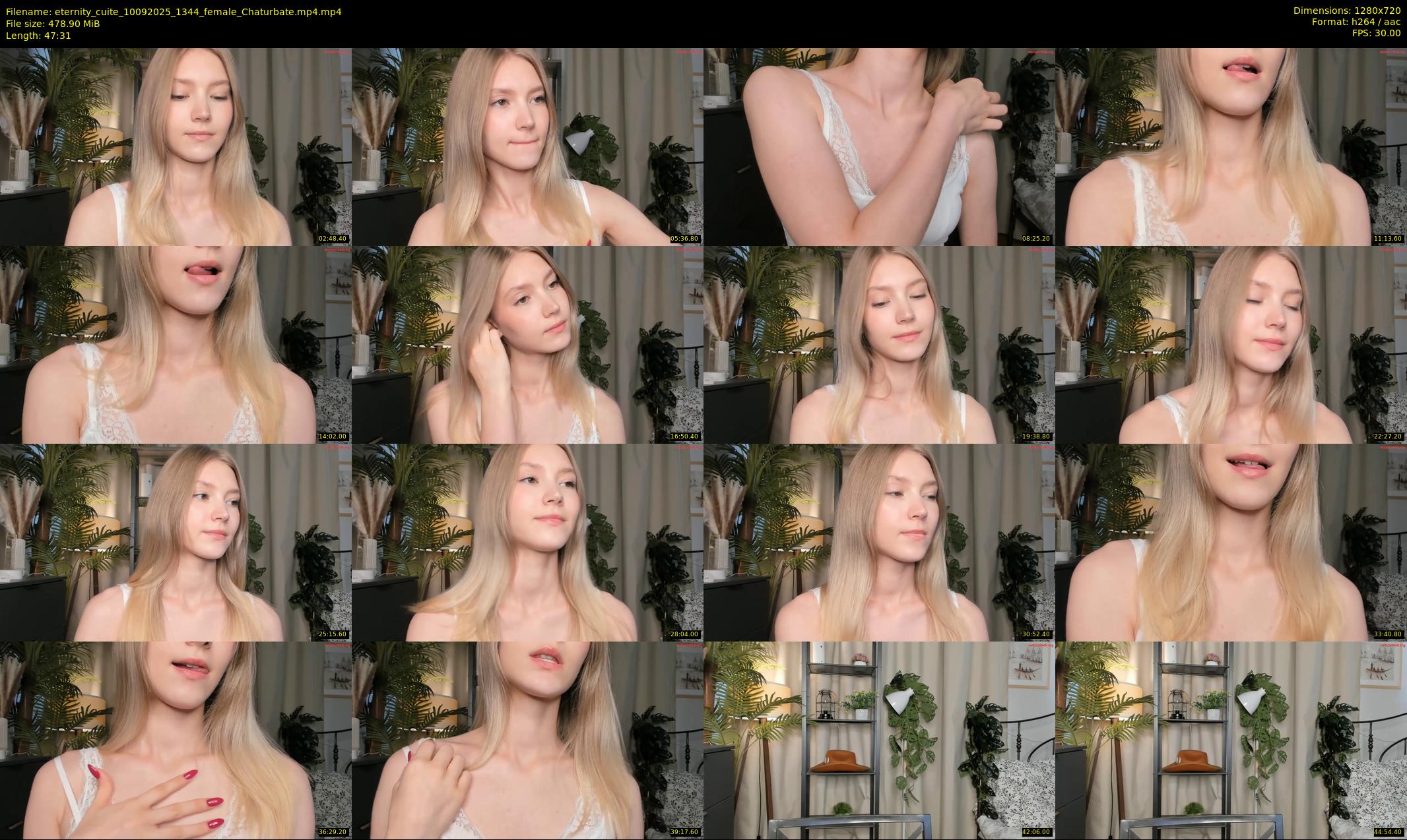 eternity_cuite — 48 minute Chaturbate female cam show recording, 720p, Sep 10, 2025
