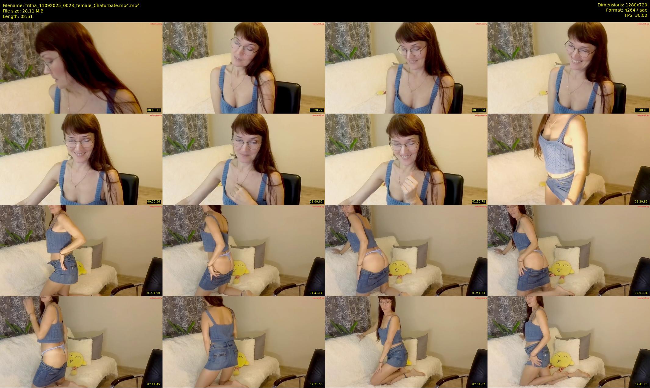 fritha — 3 minute Chaturbate female cam show recording, 720p, Sep 11, 2025