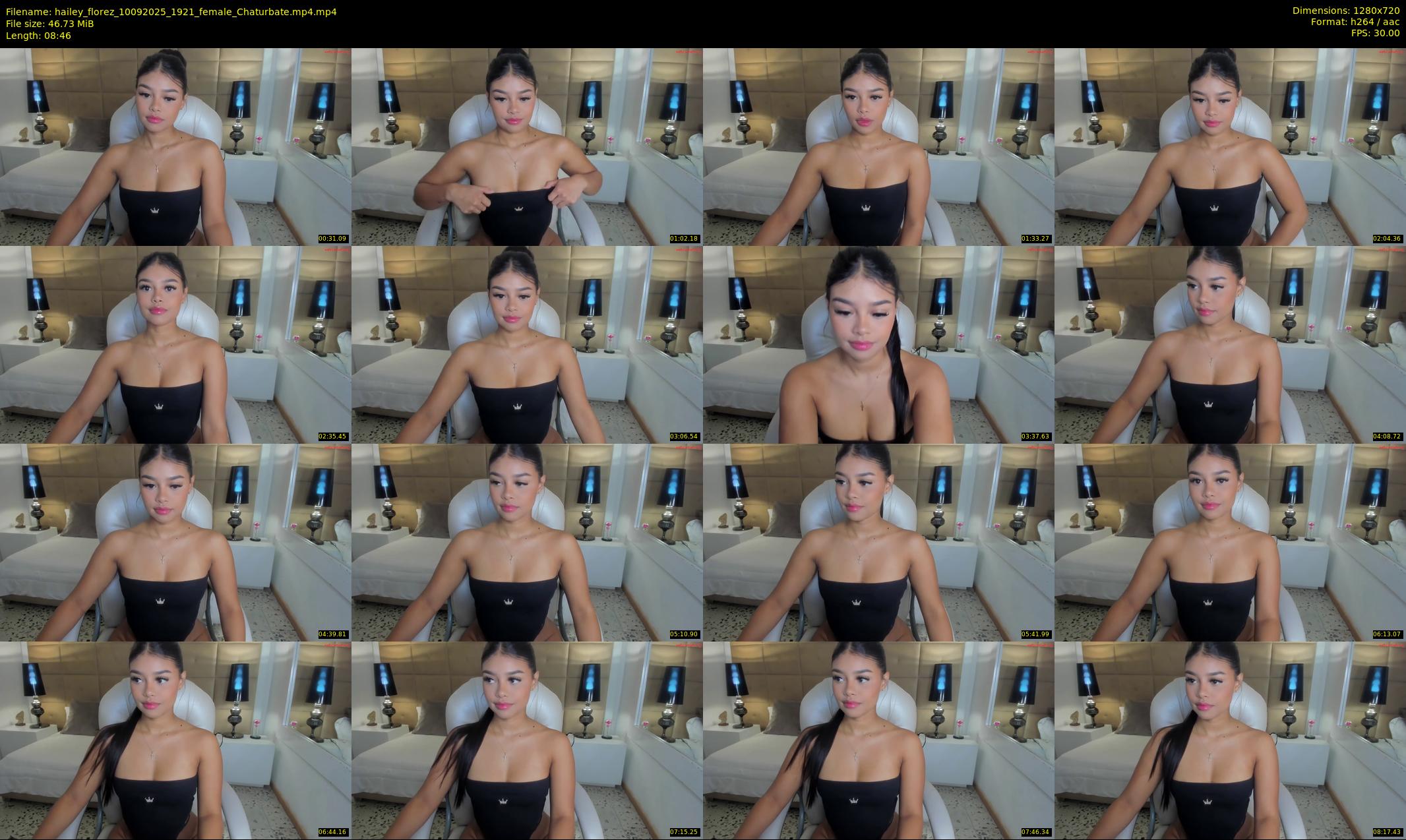 hailey_florez — 9 minute Chaturbate female cam show recording, 720p, Sep 10, 2025