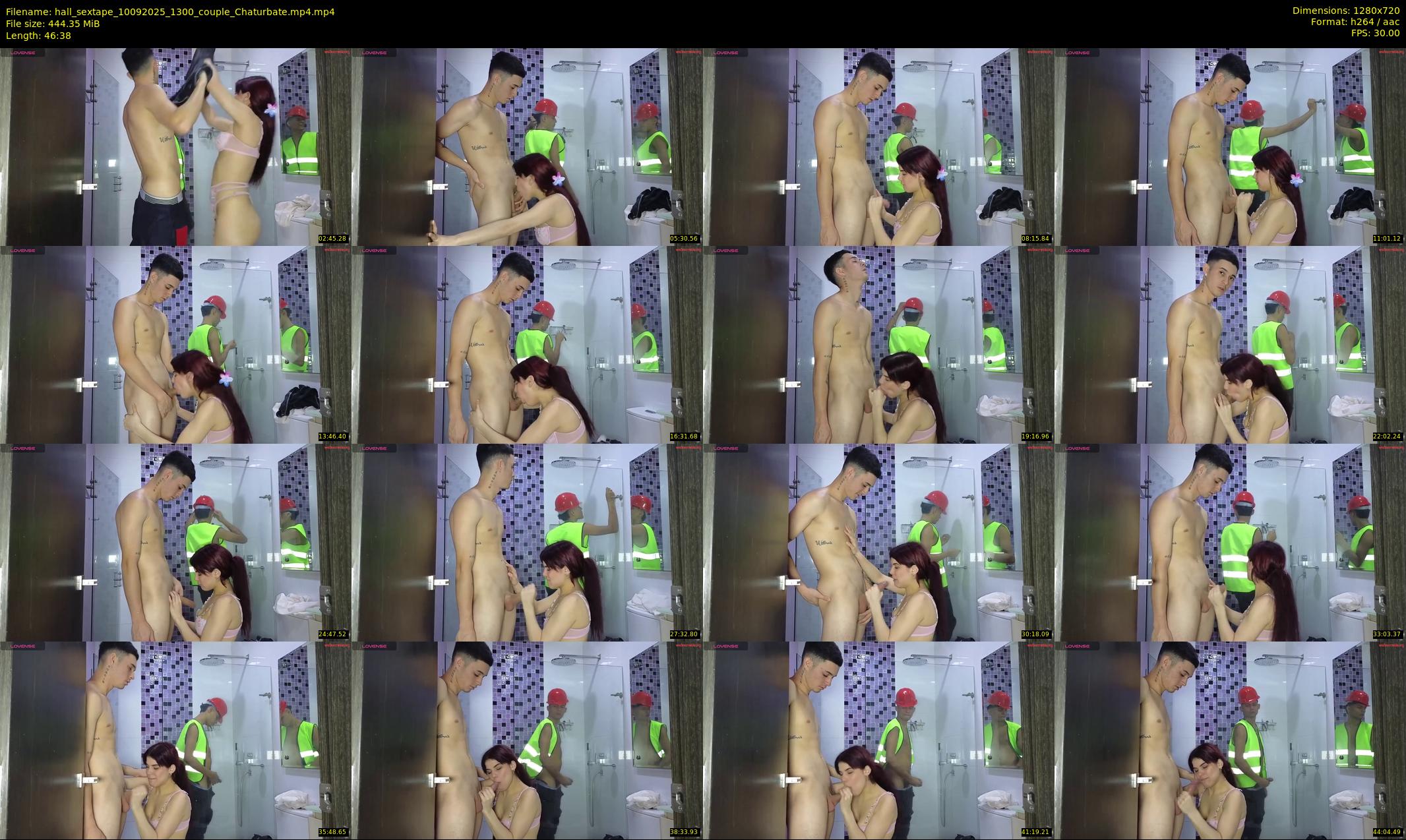 hall_sextape — 47 minute Chaturbate couple cam show recording, 720p, Sep 10, 2025