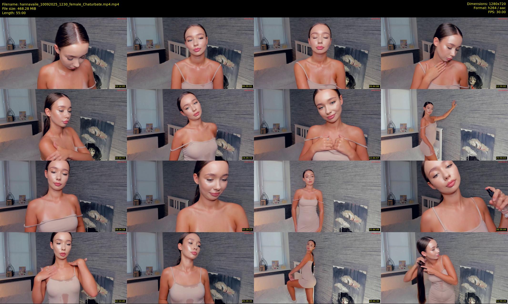hannavaile — 55 minute Chaturbate female cam show recording, 720p, Sep 10, 2025