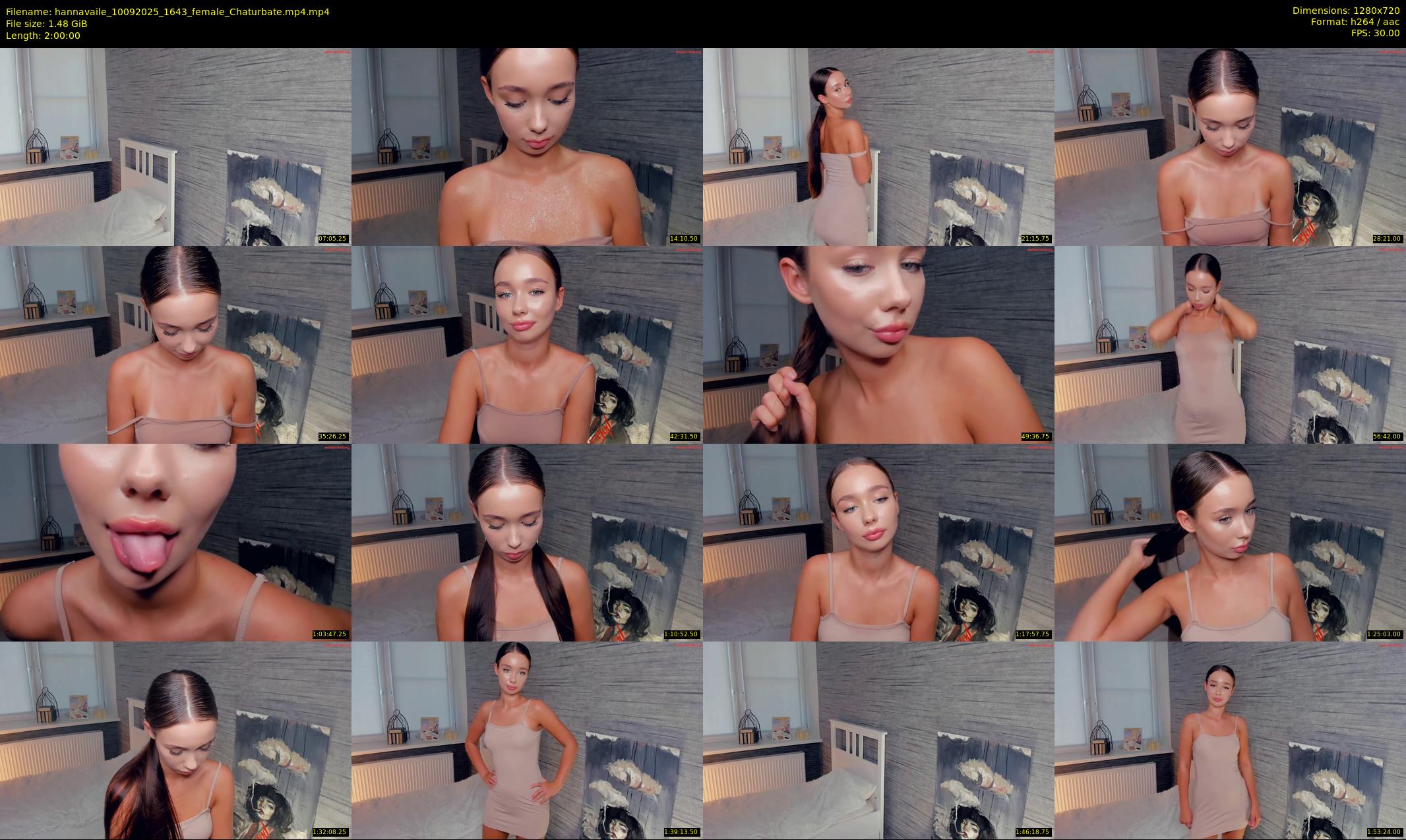 hannavaile — 120 minute Chaturbate female cam show recording, 720p, Sep 10, 2025