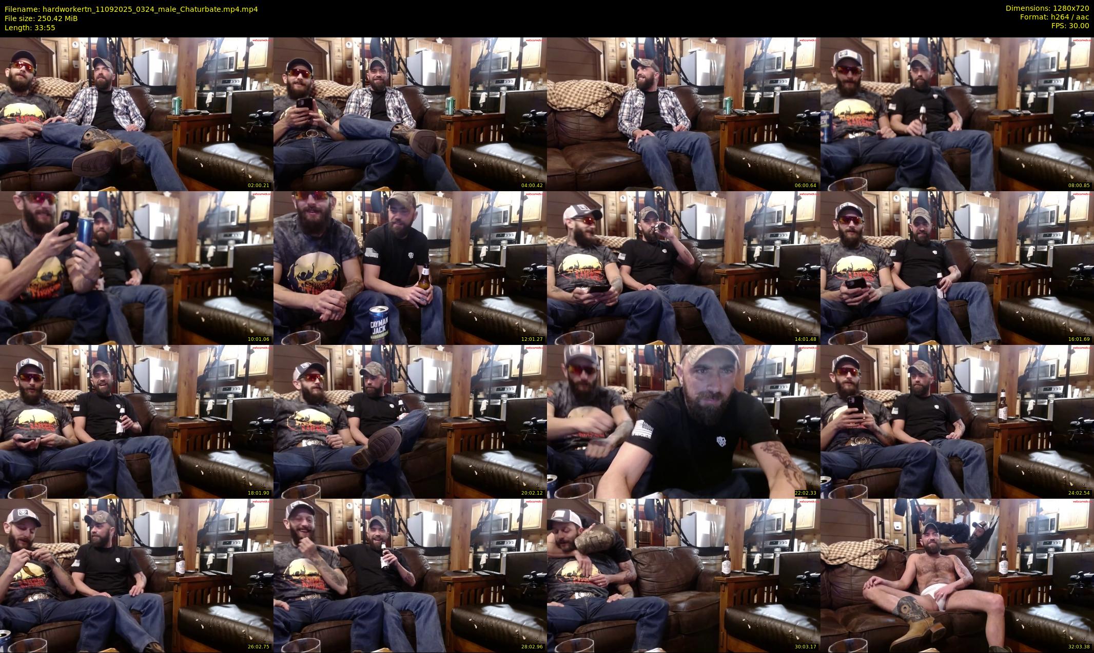 hardworkertn — 34 minute Chaturbate male cam show recording, 720p, Sep 11, 2025