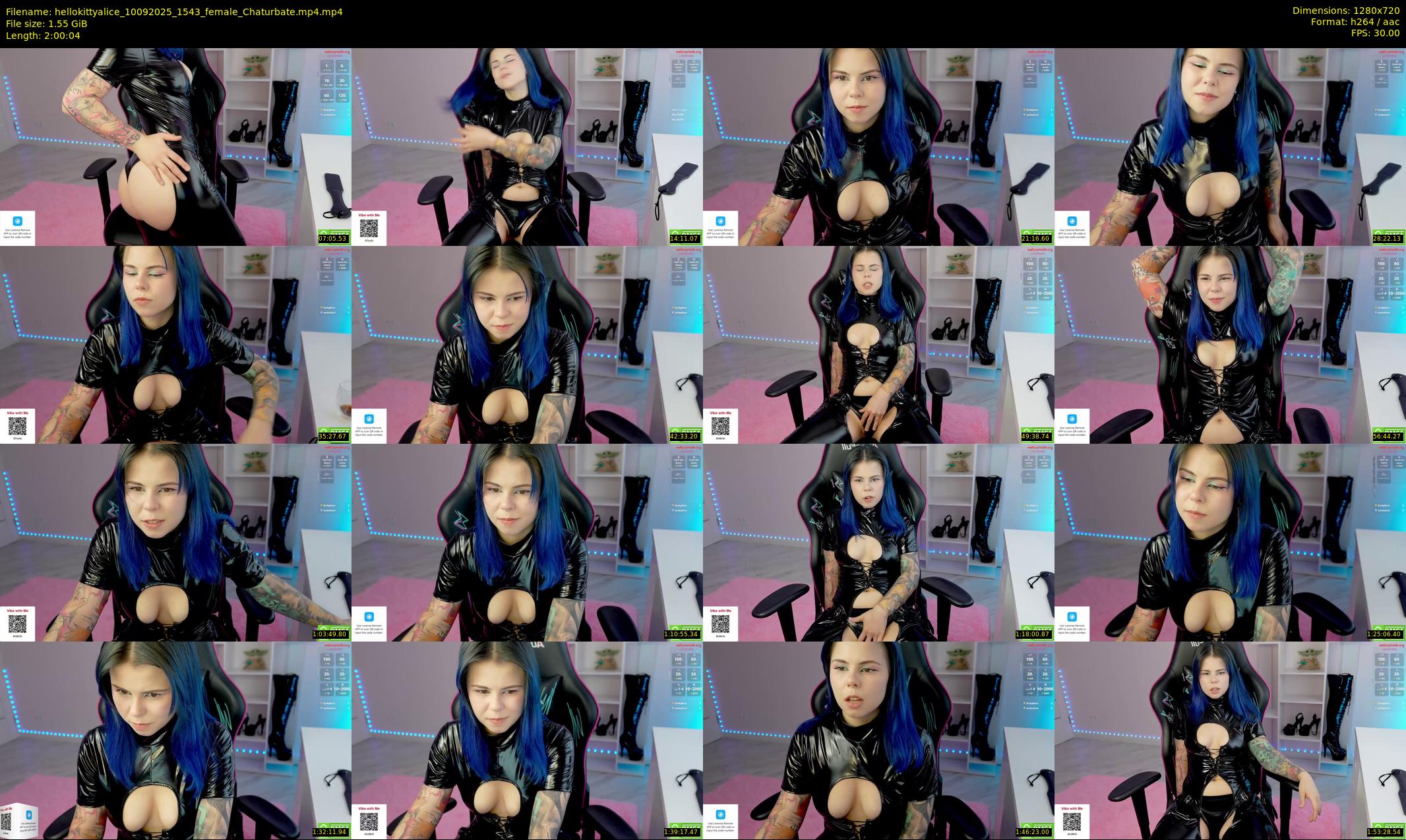 hellokittyalice — 121 minute Chaturbate female cam show recording, 720p, Sep 10, 2025