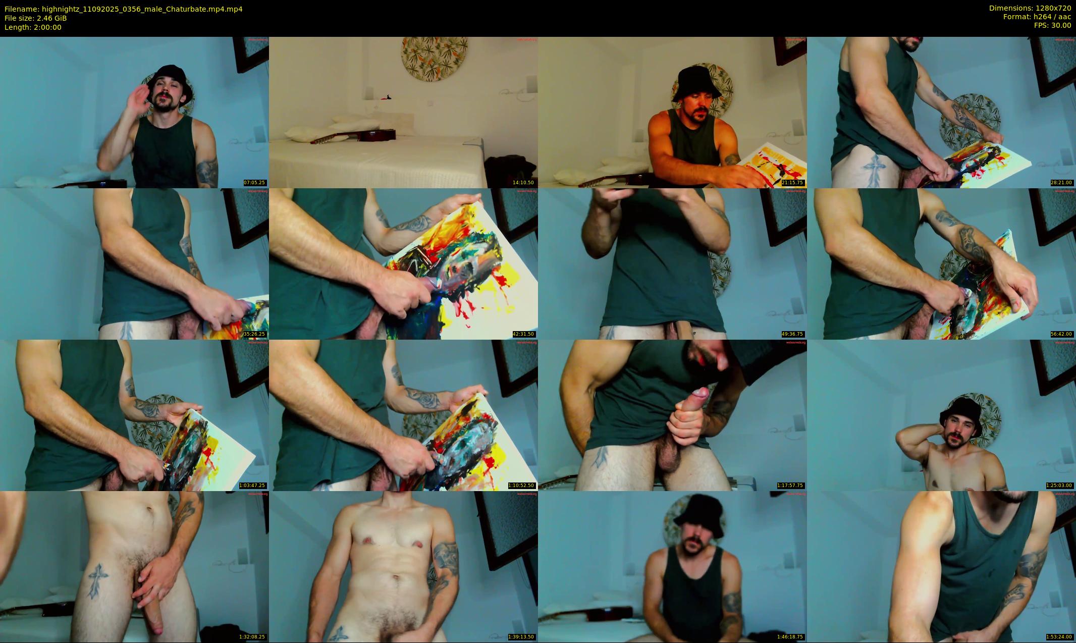 highnightz — 120 minute Chaturbate male cam show recording, 720p, Sep 11, 2025
