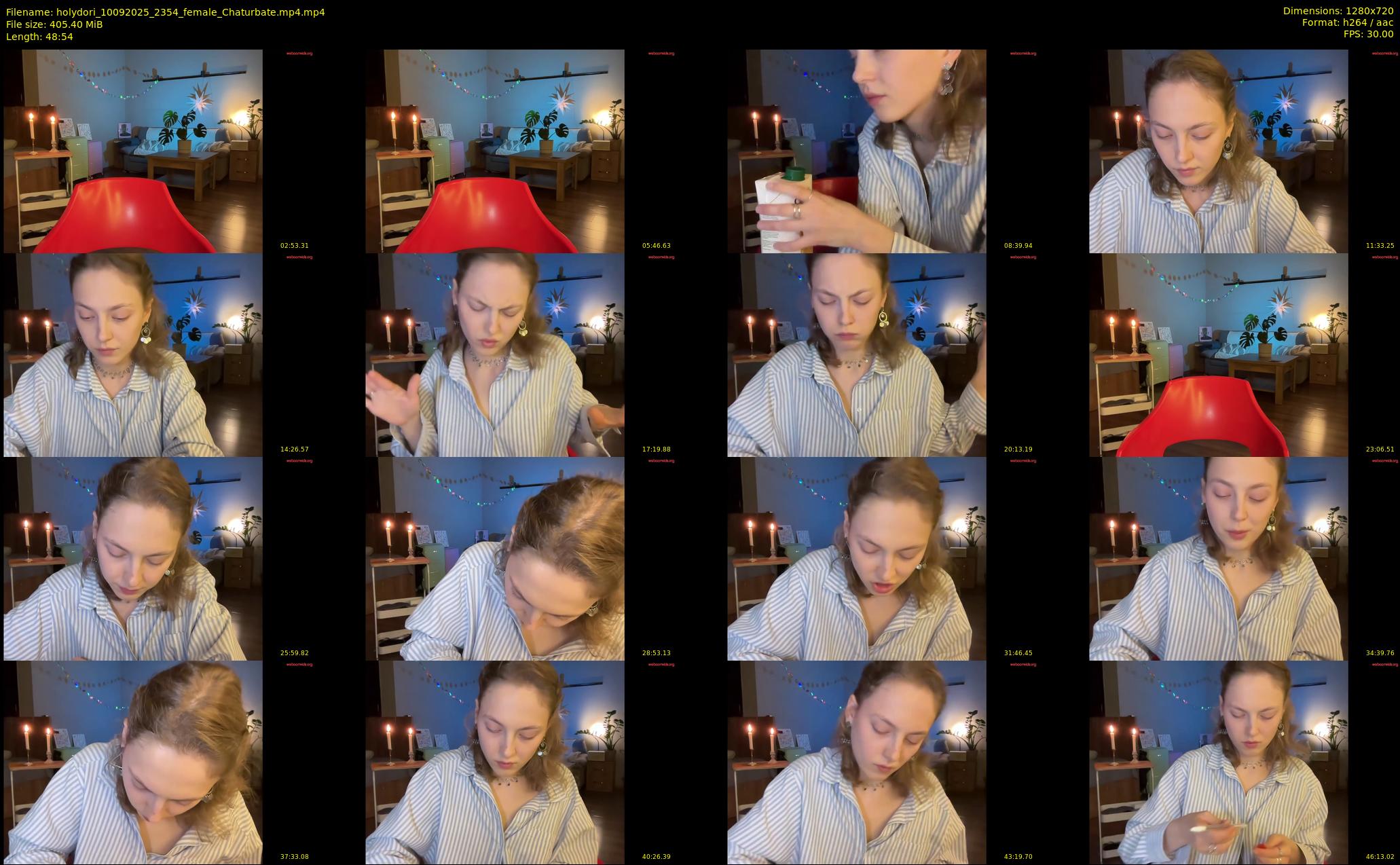 holydori — 49 minute Chaturbate female cam show recording, 720p, Sep 10, 2025