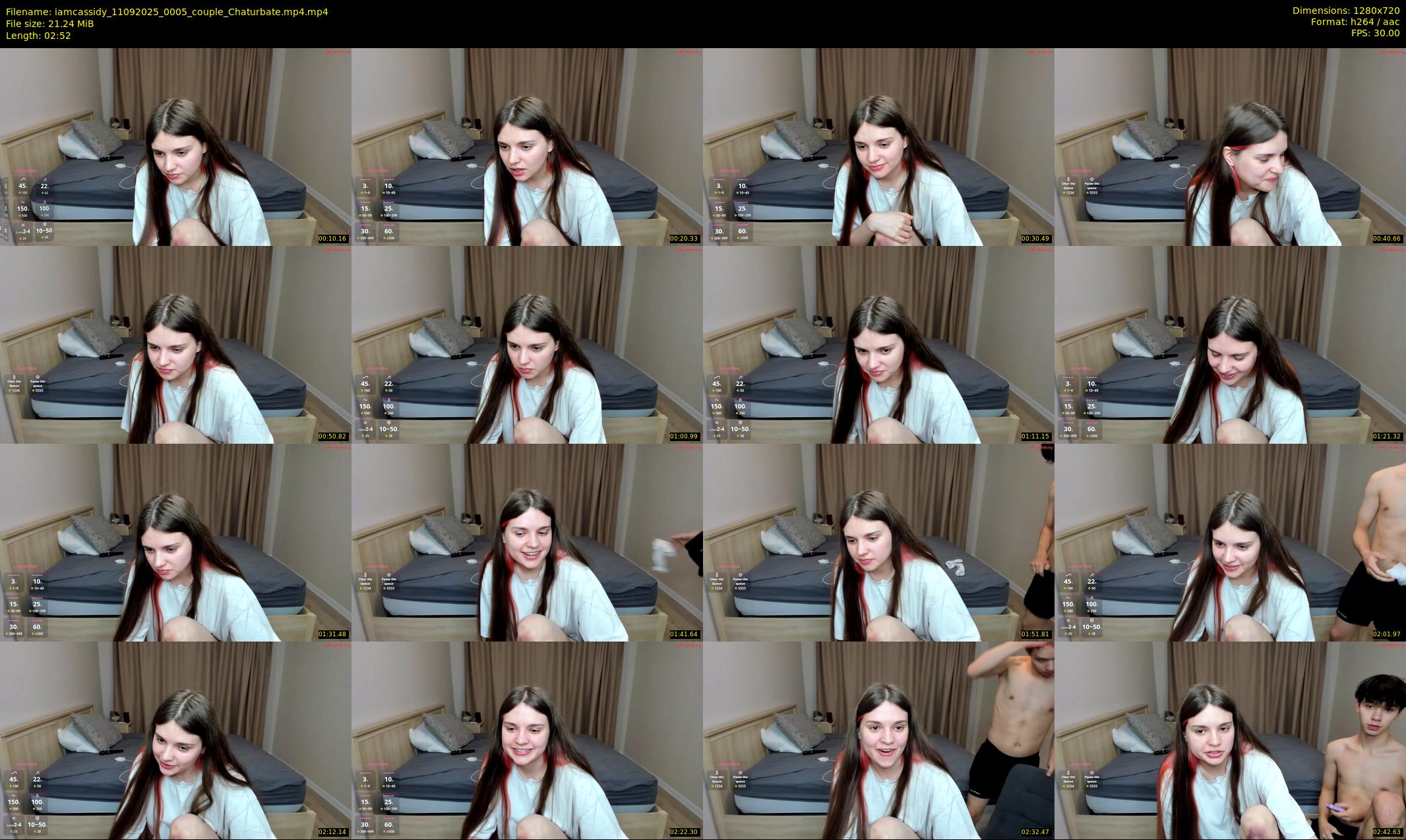 iamcassidy — 3 minute Chaturbate female cam show recording, 720p, Sep 11, 2025