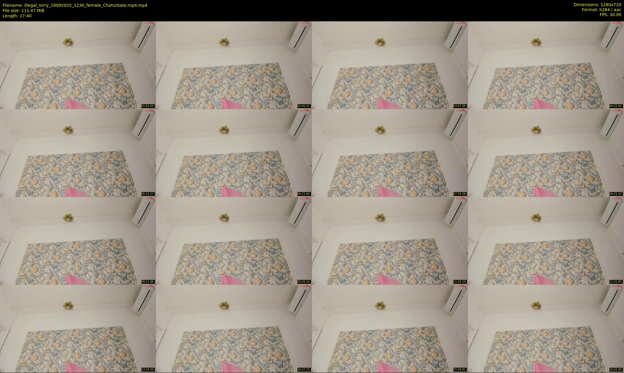 illegal_lorry — 18 minute Chaturbate female cam show recording, 720p, Sep 10, 2025