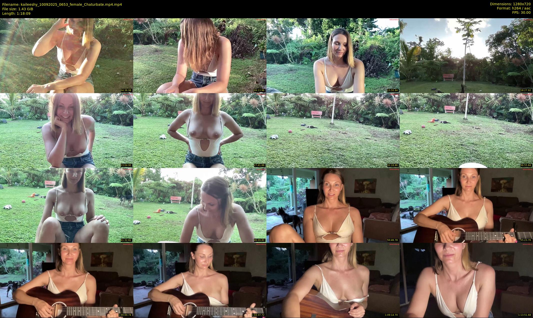 kaileeshy — 79 minute Chaturbate female cam show recording, 720p, Sep 10, 2025