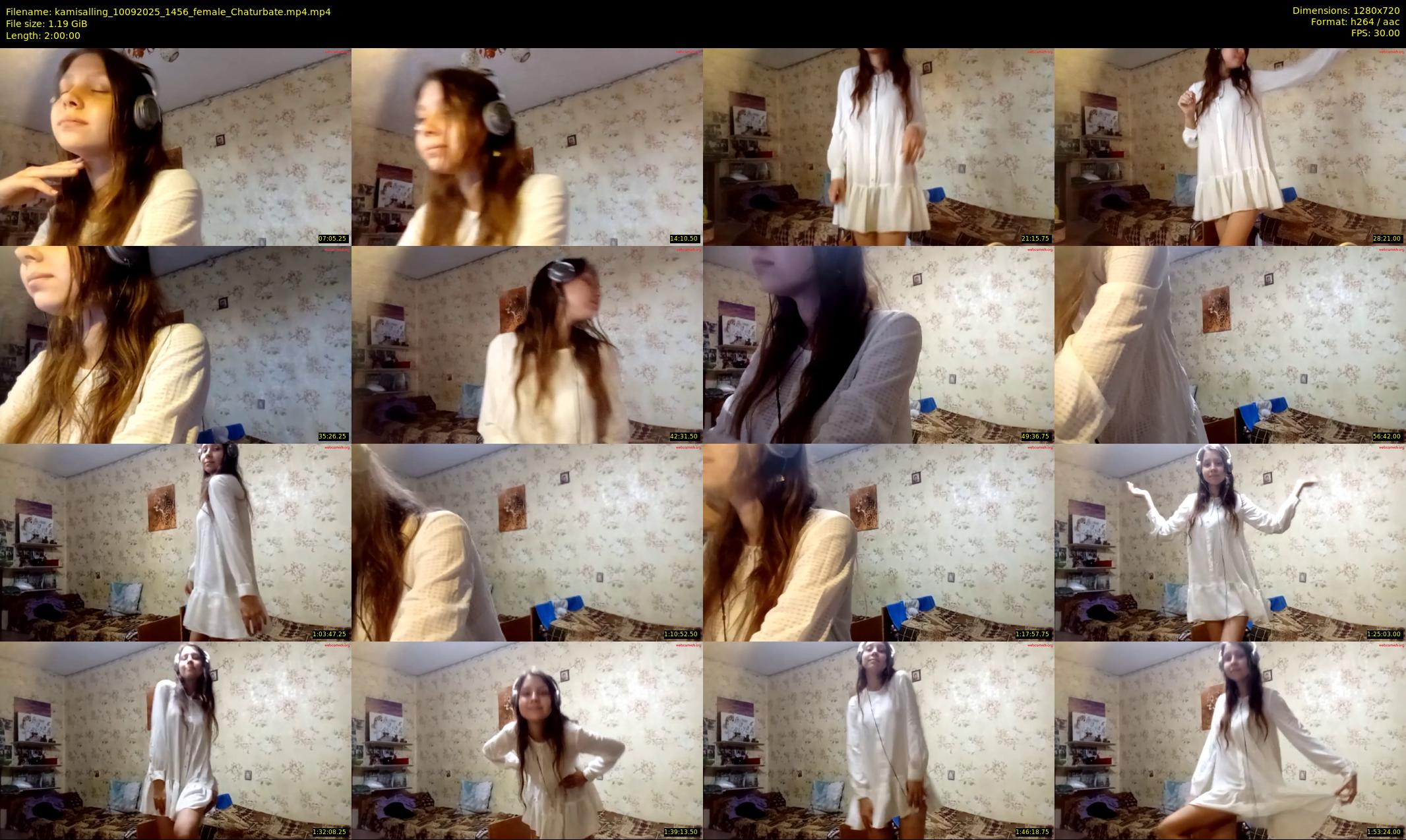 kamisalling — 120 minute Chaturbate female cam show recording, 720p, Sep 10, 2025