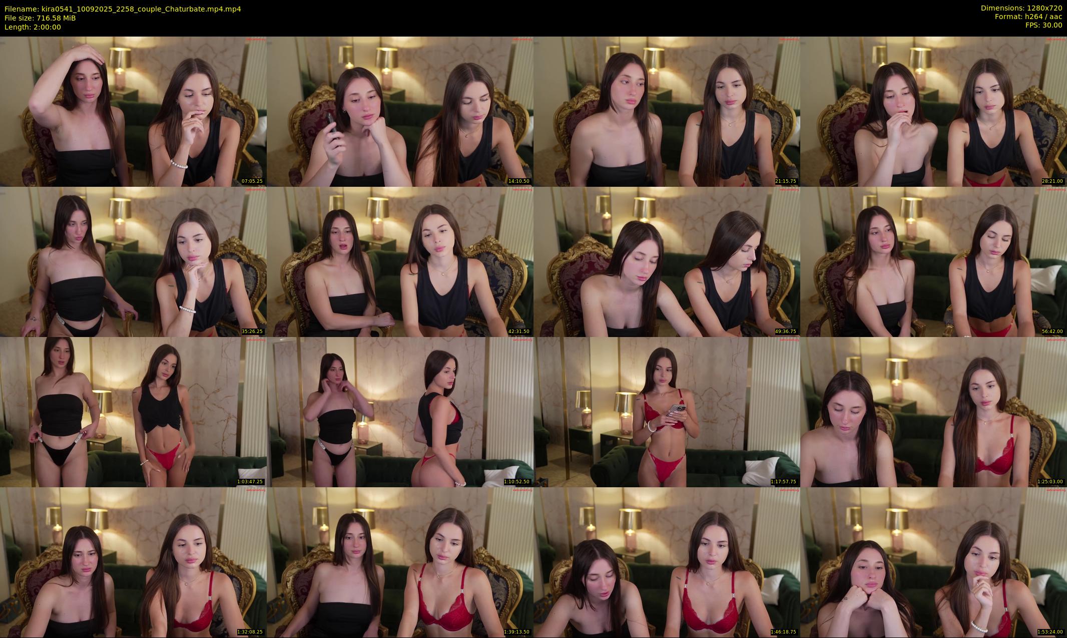 kira0541 — 120 minute Chaturbate couple cam show recording, 720p, Sep 10, 2025