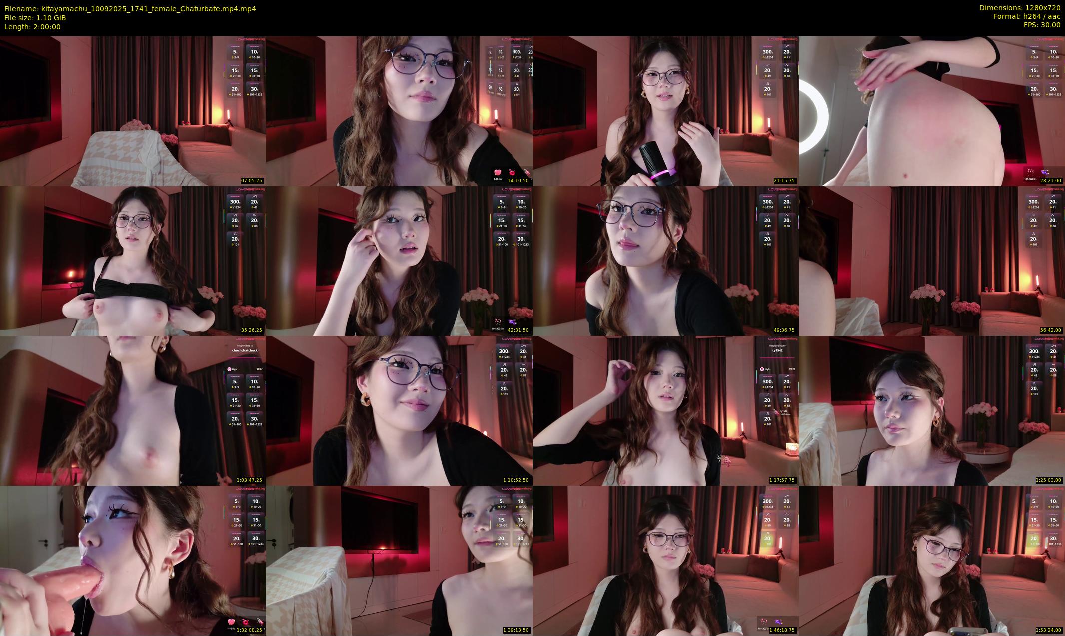 kitayamachu — 120 minute Chaturbate female cam show recording, 720p, Sep 10, 2025