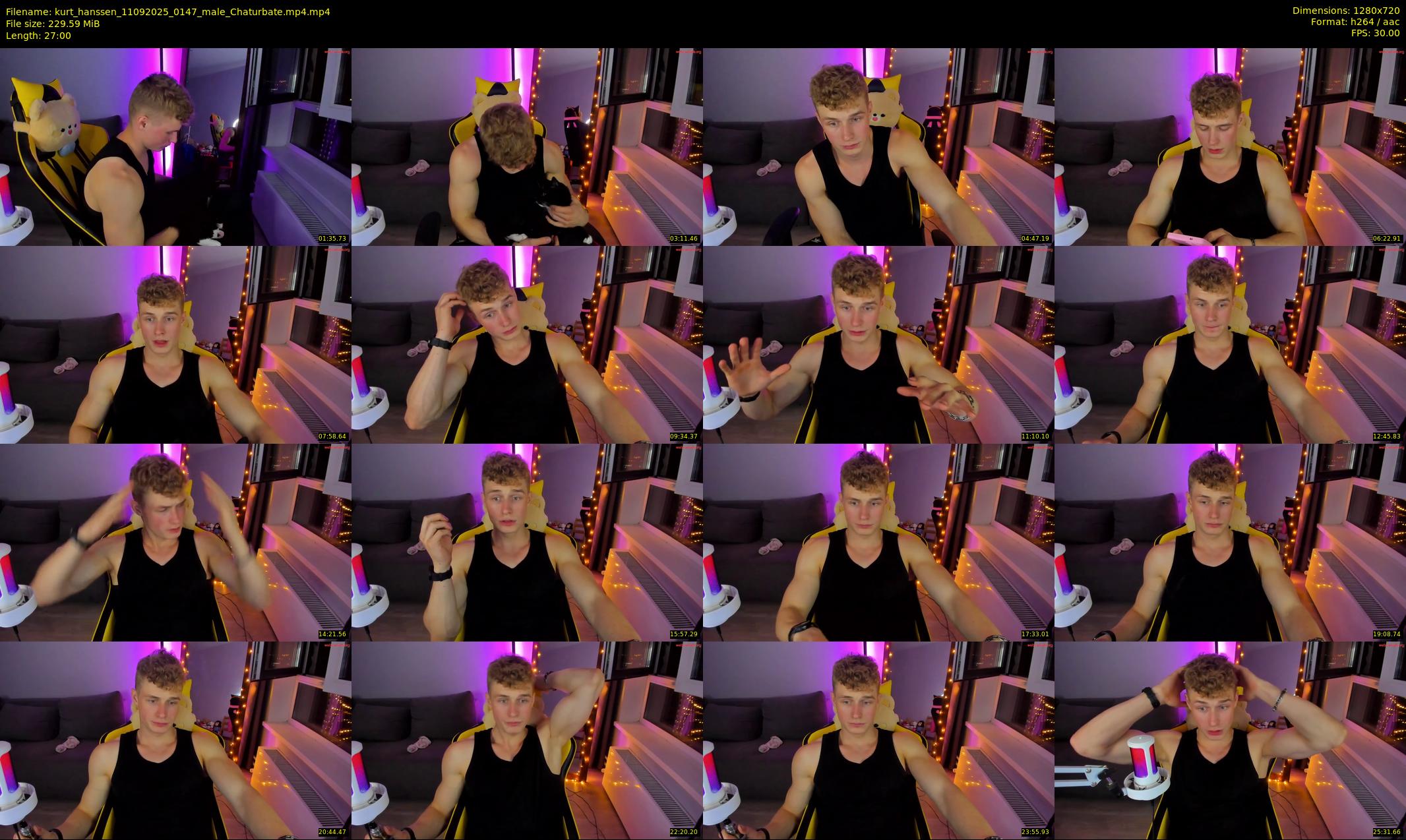 kurt_hanssen — 27 minute Chaturbate male cam show recording, 720p, Sep 11, 2025