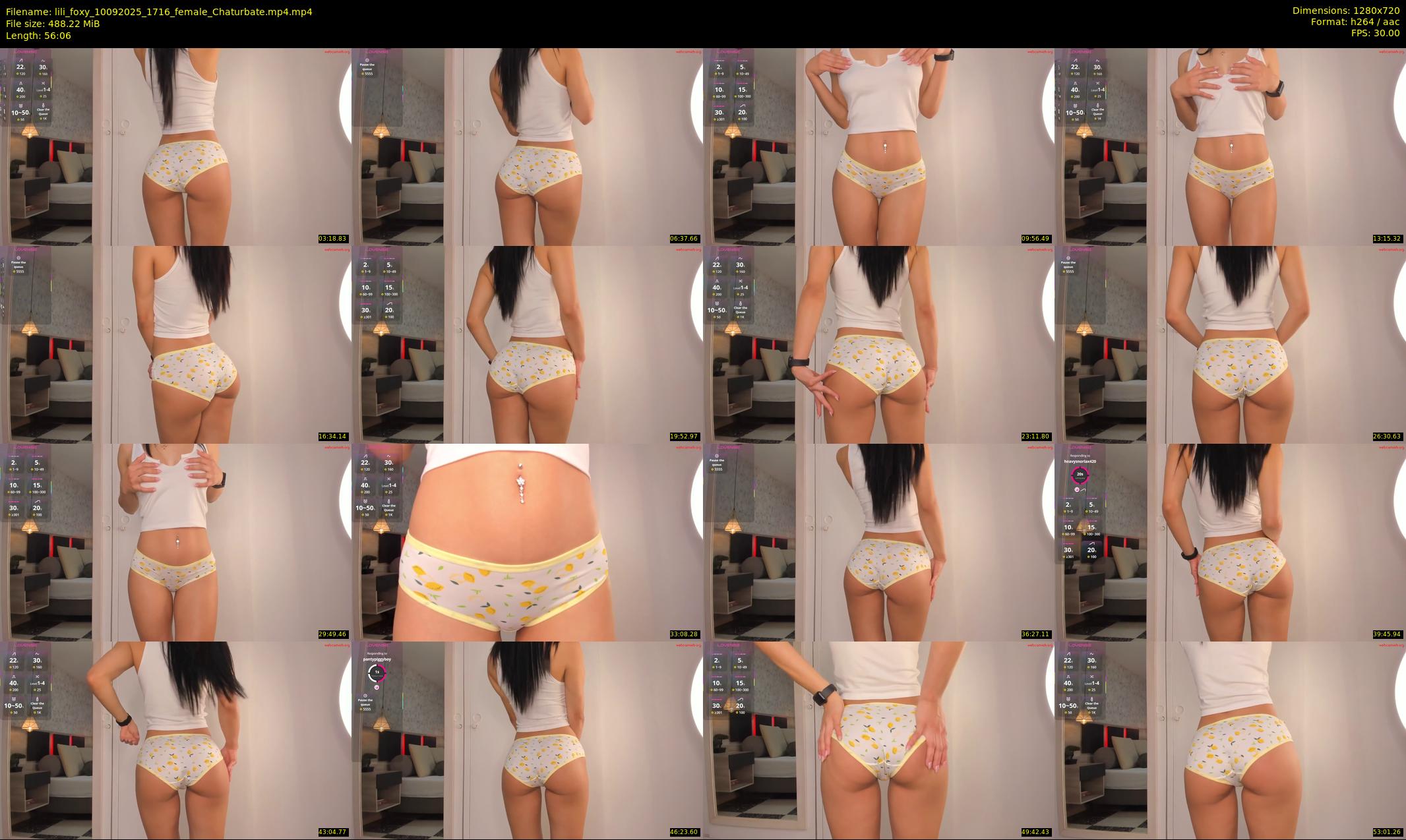 lili_foxy — 57 minute Chaturbate female cam show recording, 720p, Sep 10, 2025