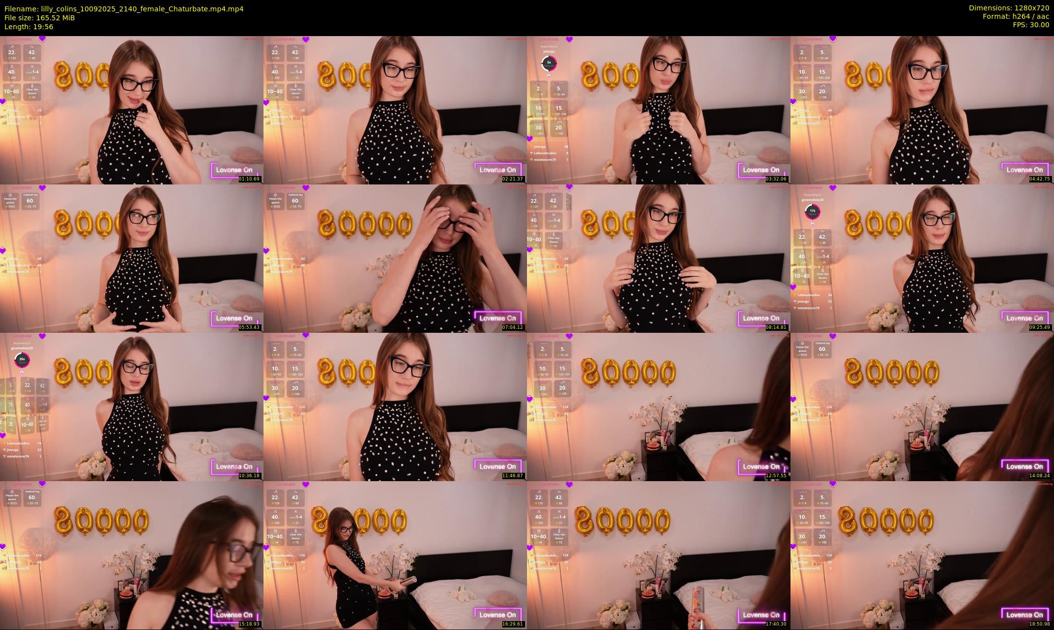 lilly_colins — 20 minute Chaturbate female cam show recording, 720p, Sep 10, 2025