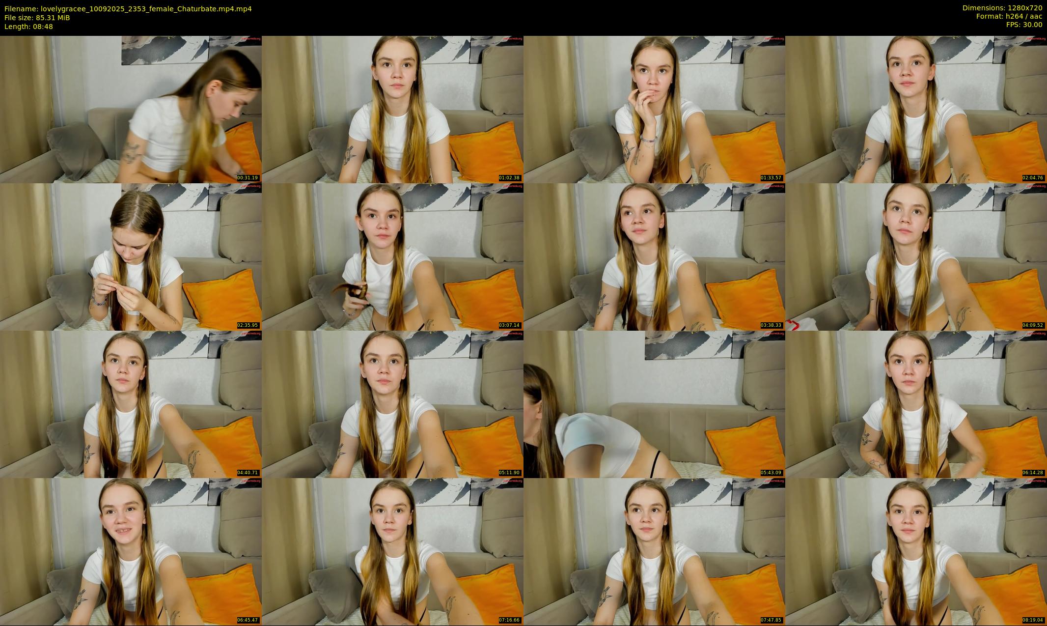 lovelygracee — 9 minute Chaturbate female cam show recording, 720p, Sep 10, 2025
