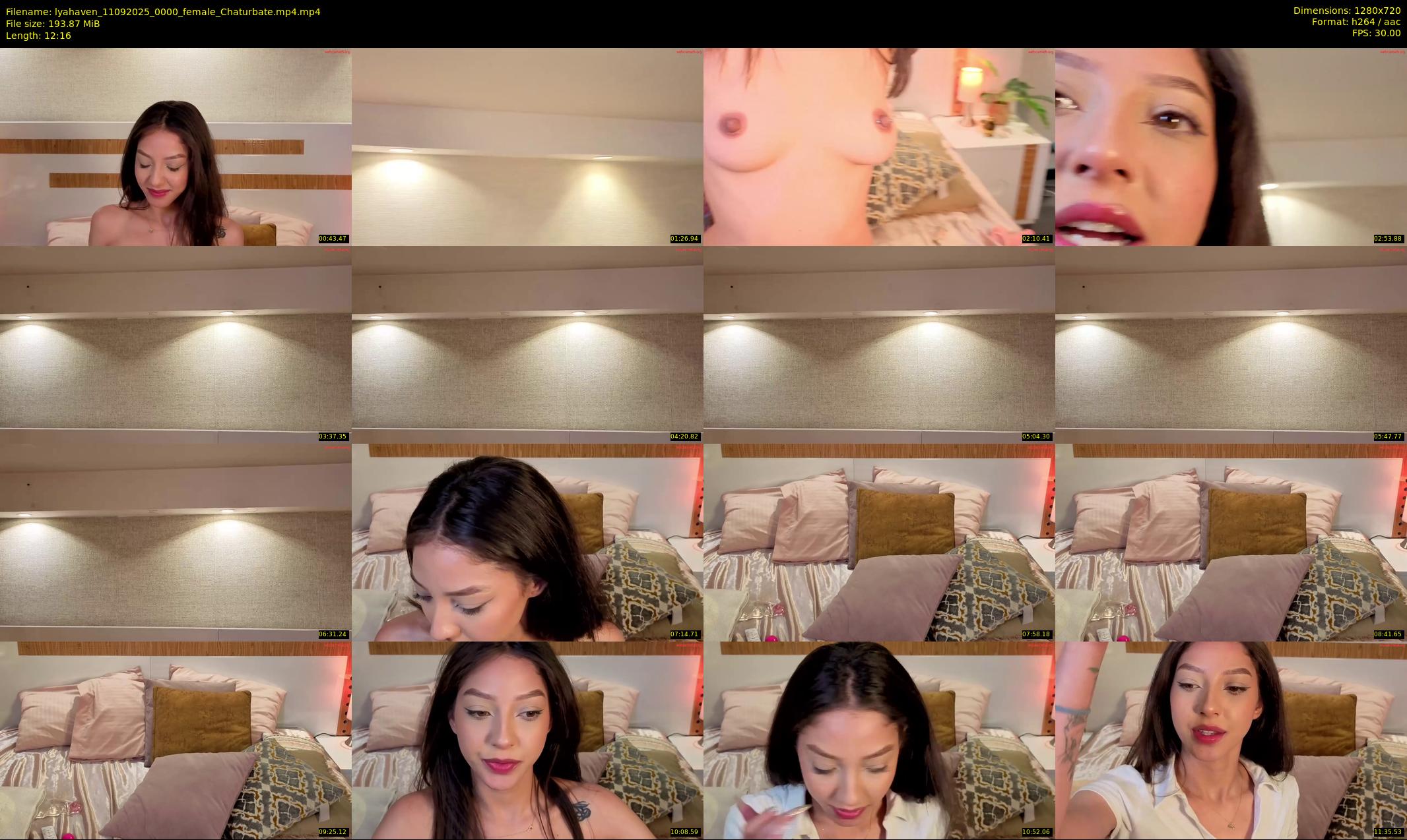 lyahaven — 13 minute Chaturbate female cam show recording, 720p, Sep 11, 2025