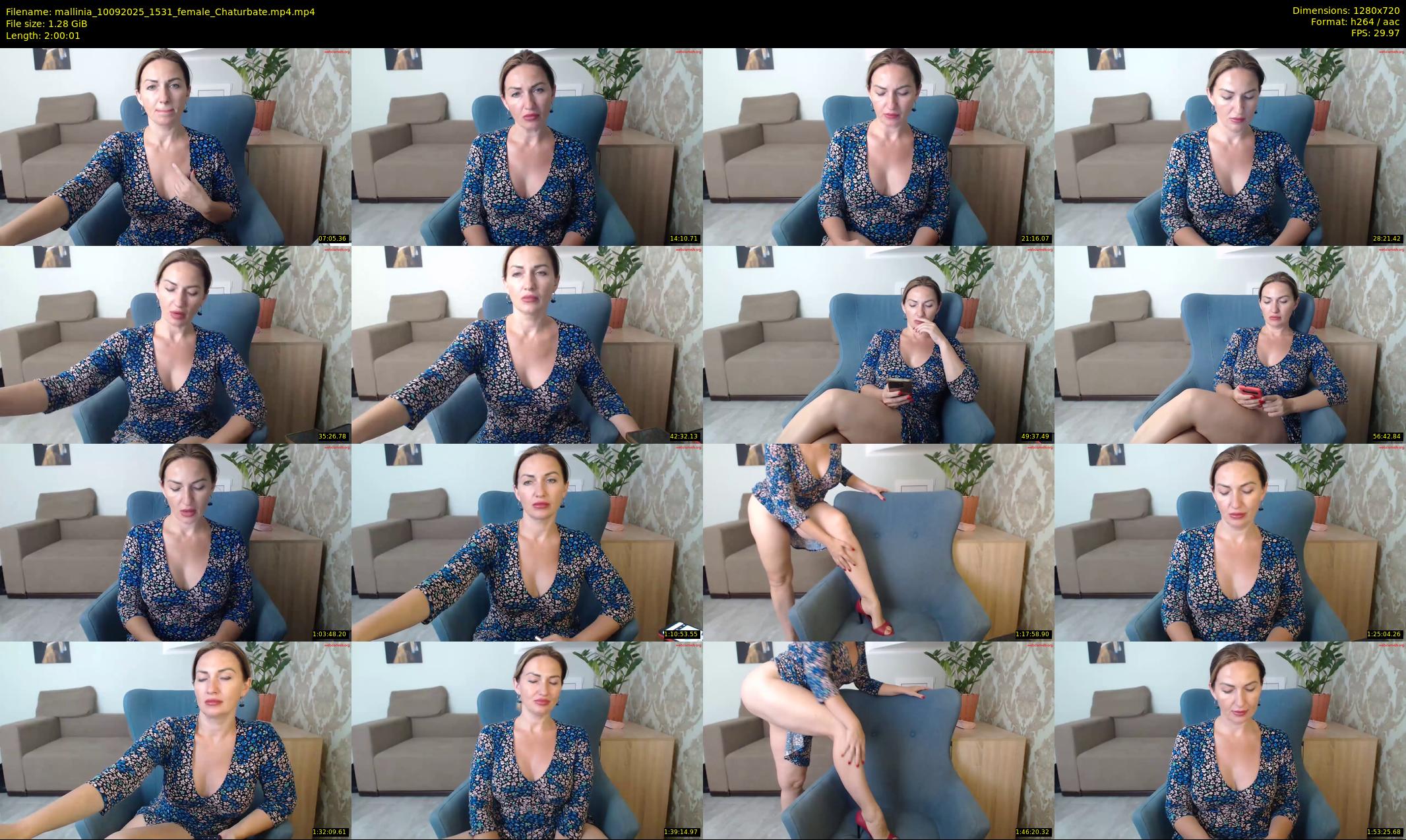 mallinia — 121 minute Chaturbate female cam show recording, 720p, Sep 10, 2025