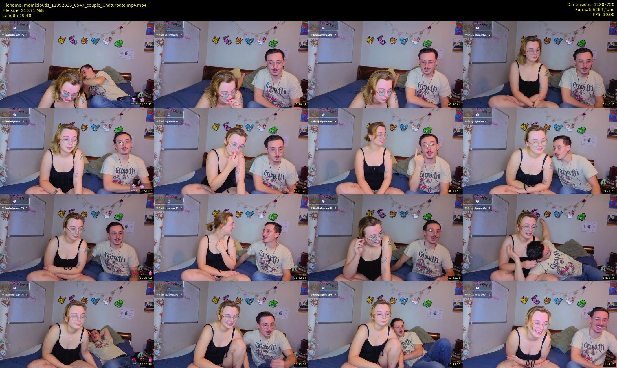 mamiclouds — 20 minute Chaturbate female cam show recording, 720p, Sep 11, 2025