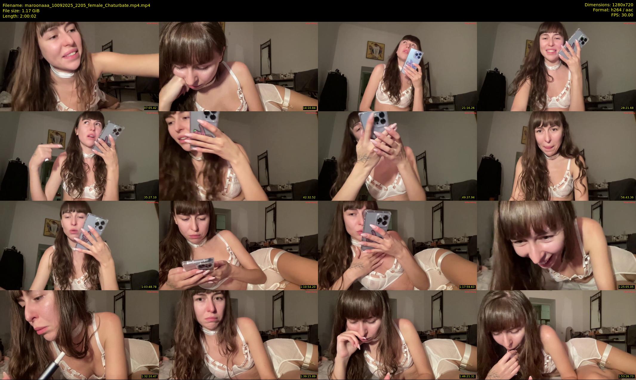 maroonaaa — 121 minute Chaturbate female cam show recording, 720p, Sep 10, 2025