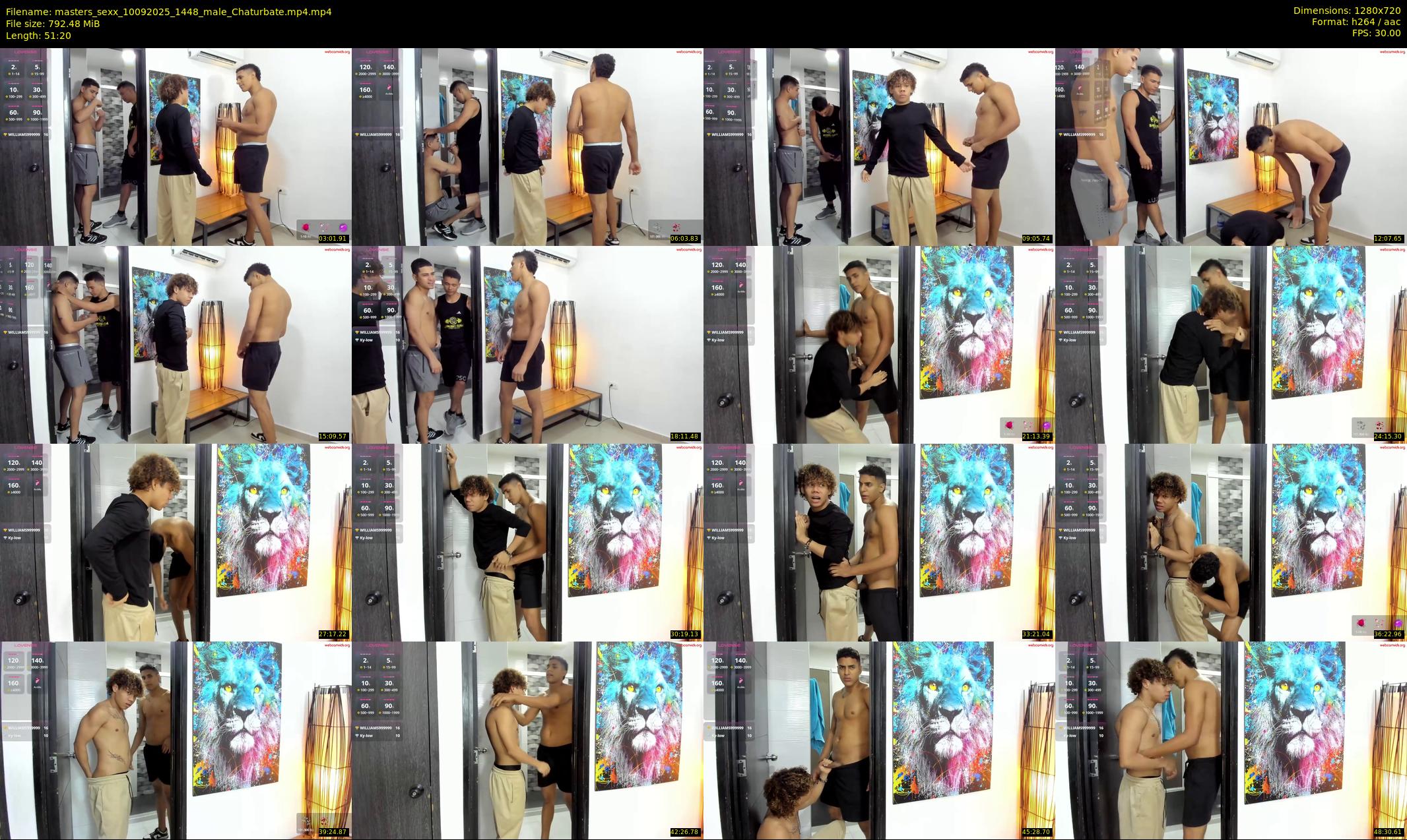 masters_sexx — 52 minute Chaturbate male cam show recording, 720p, Sep 10, 2025