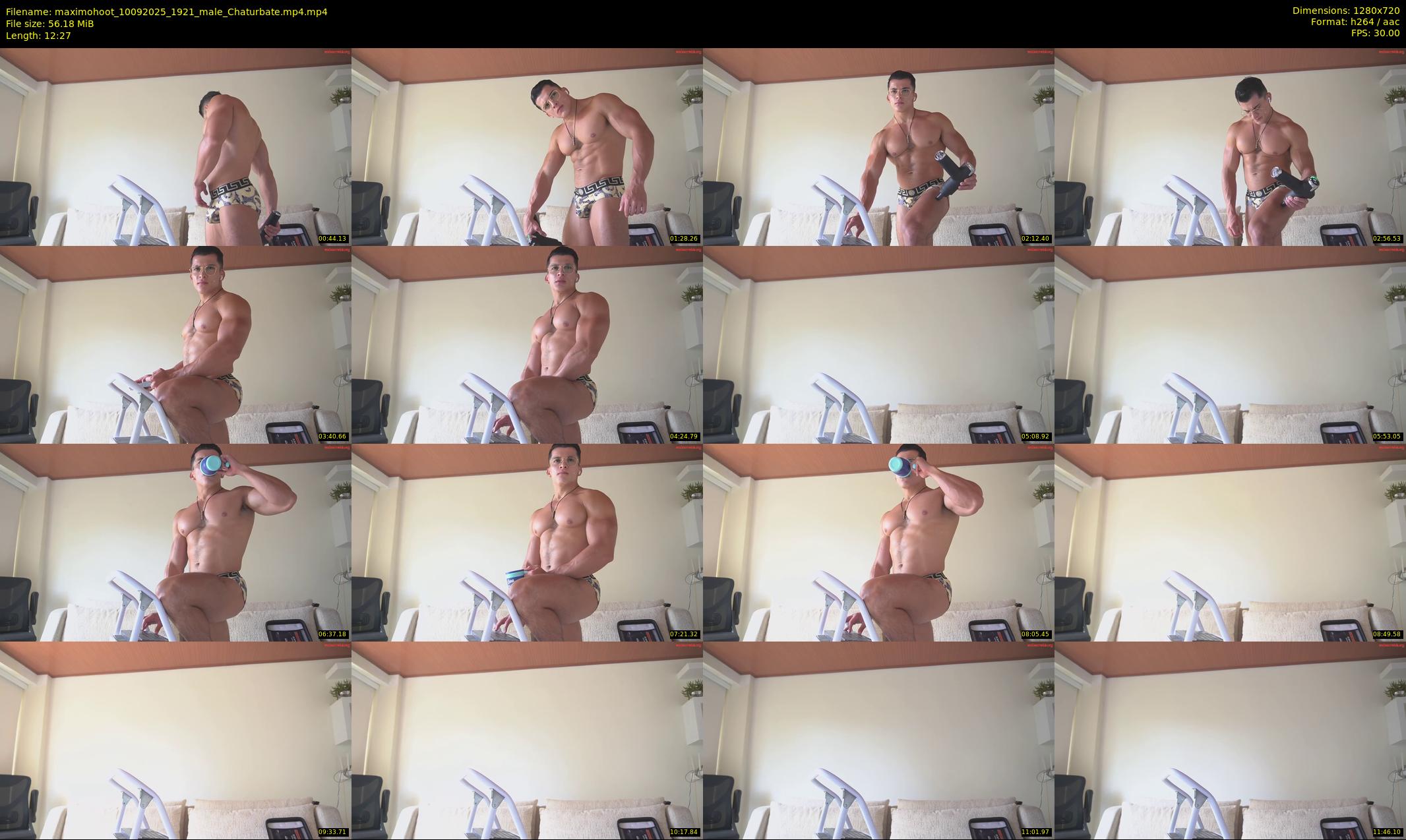 maximohoot — 13 minute Chaturbate male cam show recording, 720p, Sep 10, 2025
