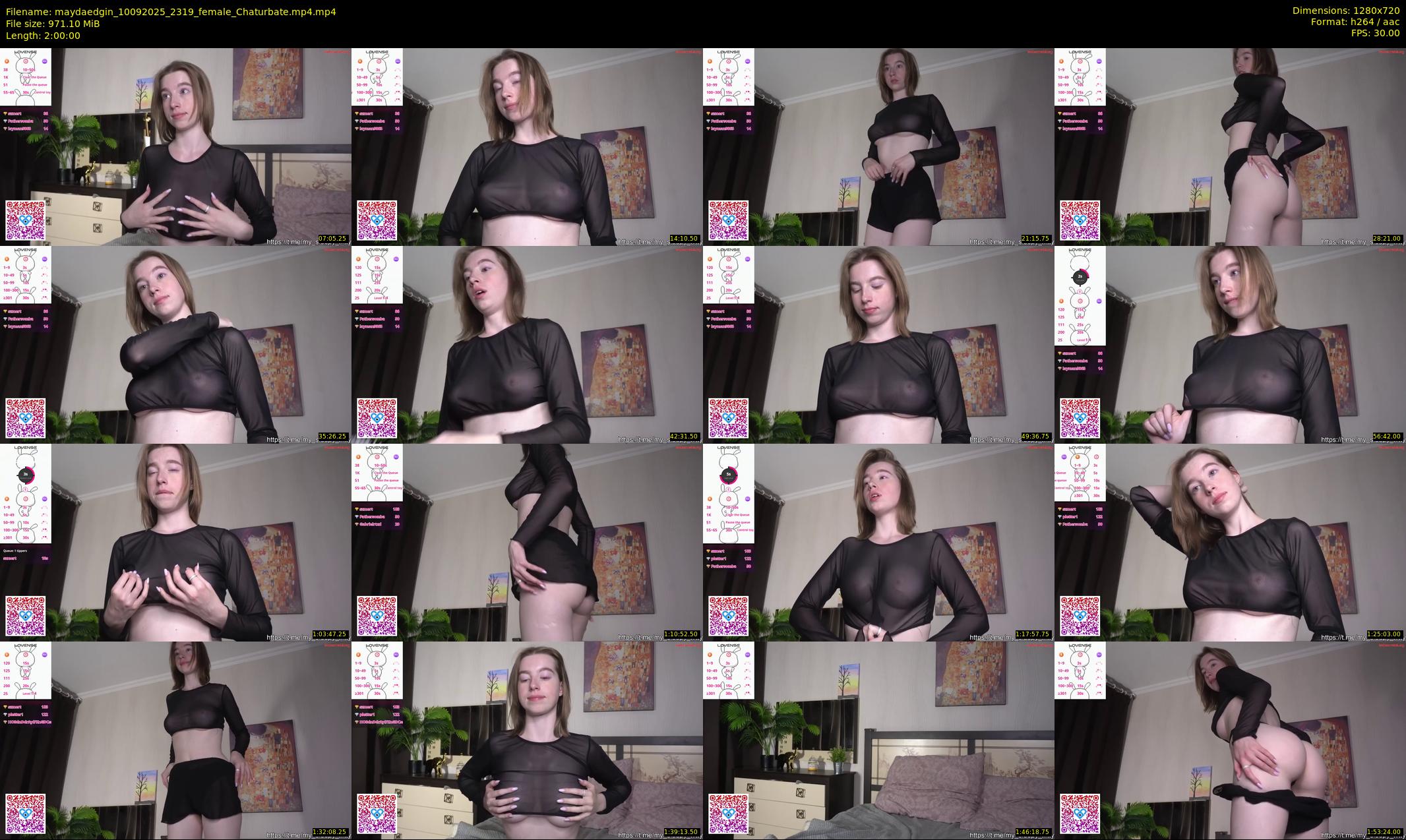 maydaedgin — 120 minute Chaturbate female cam show recording, 720p, Sep 10, 2025