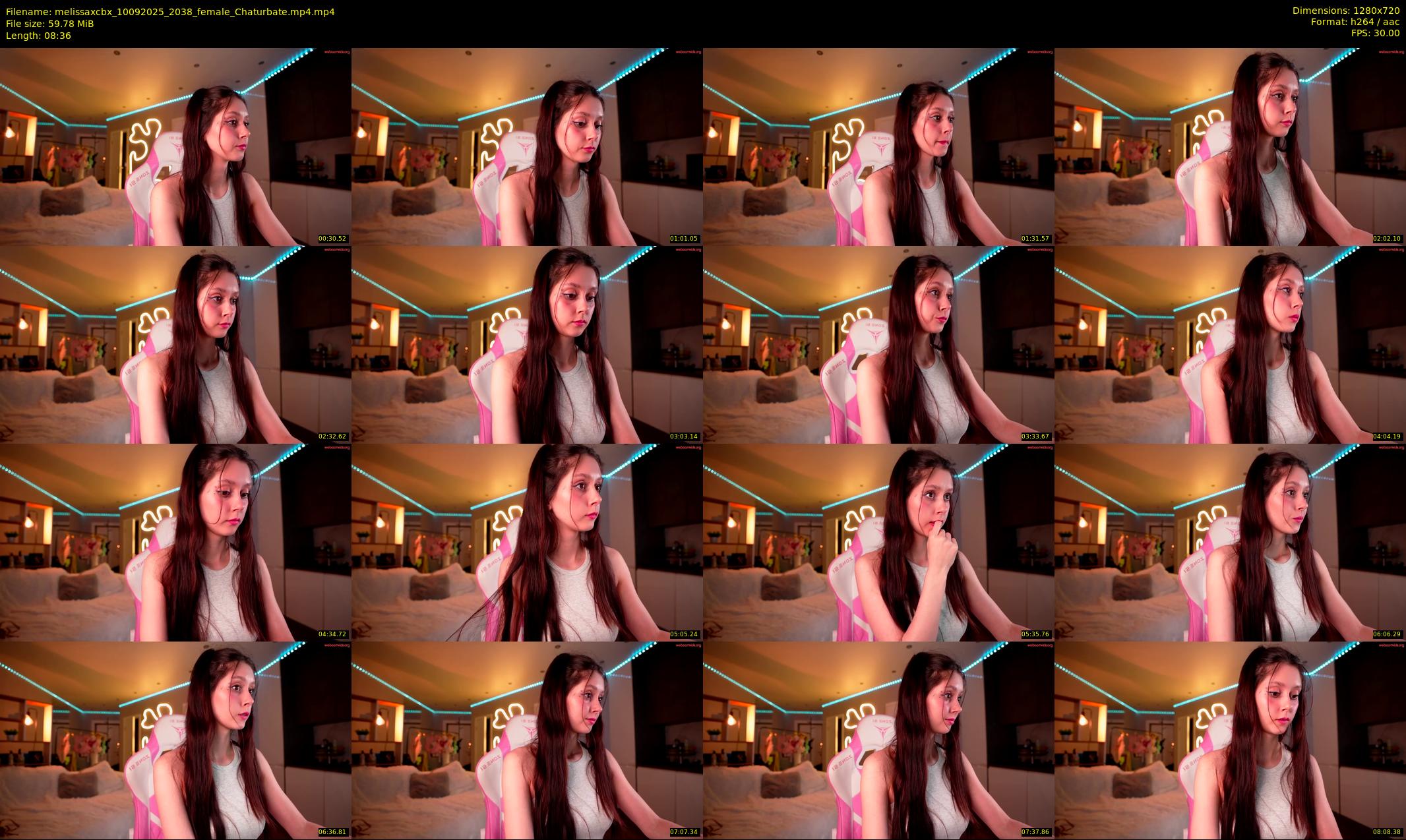 melissaxcbx — 9 minute Chaturbate female cam show recording, 720p, Sep 10, 2025