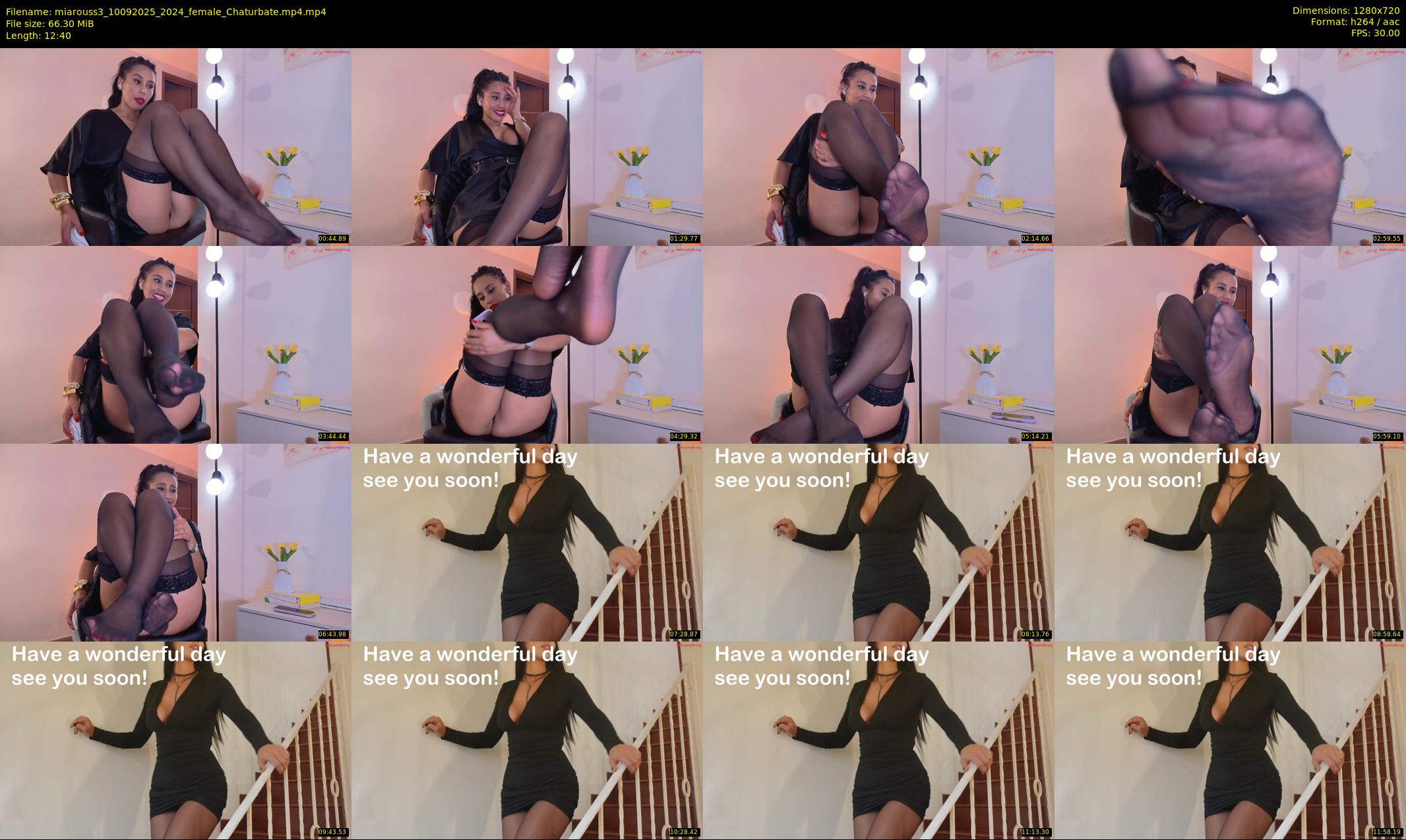 miarouss3 — 13 minute Chaturbate female cam show recording, 720p, Sep 10, 2025