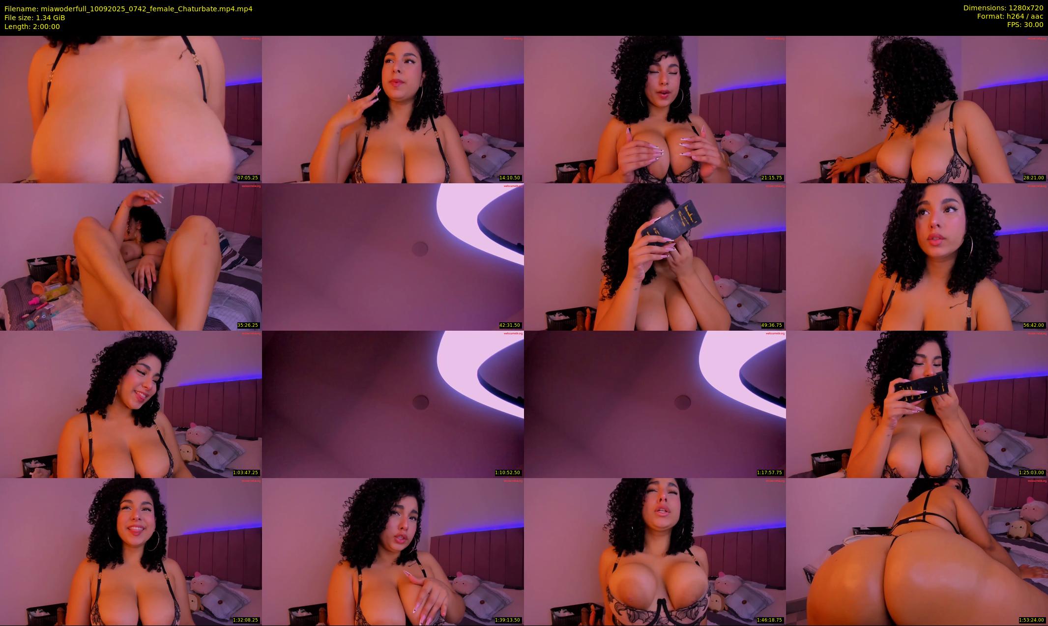 miawoderfull — 120 minute Chaturbate female cam show recording, 720p, Sep 10, 2025