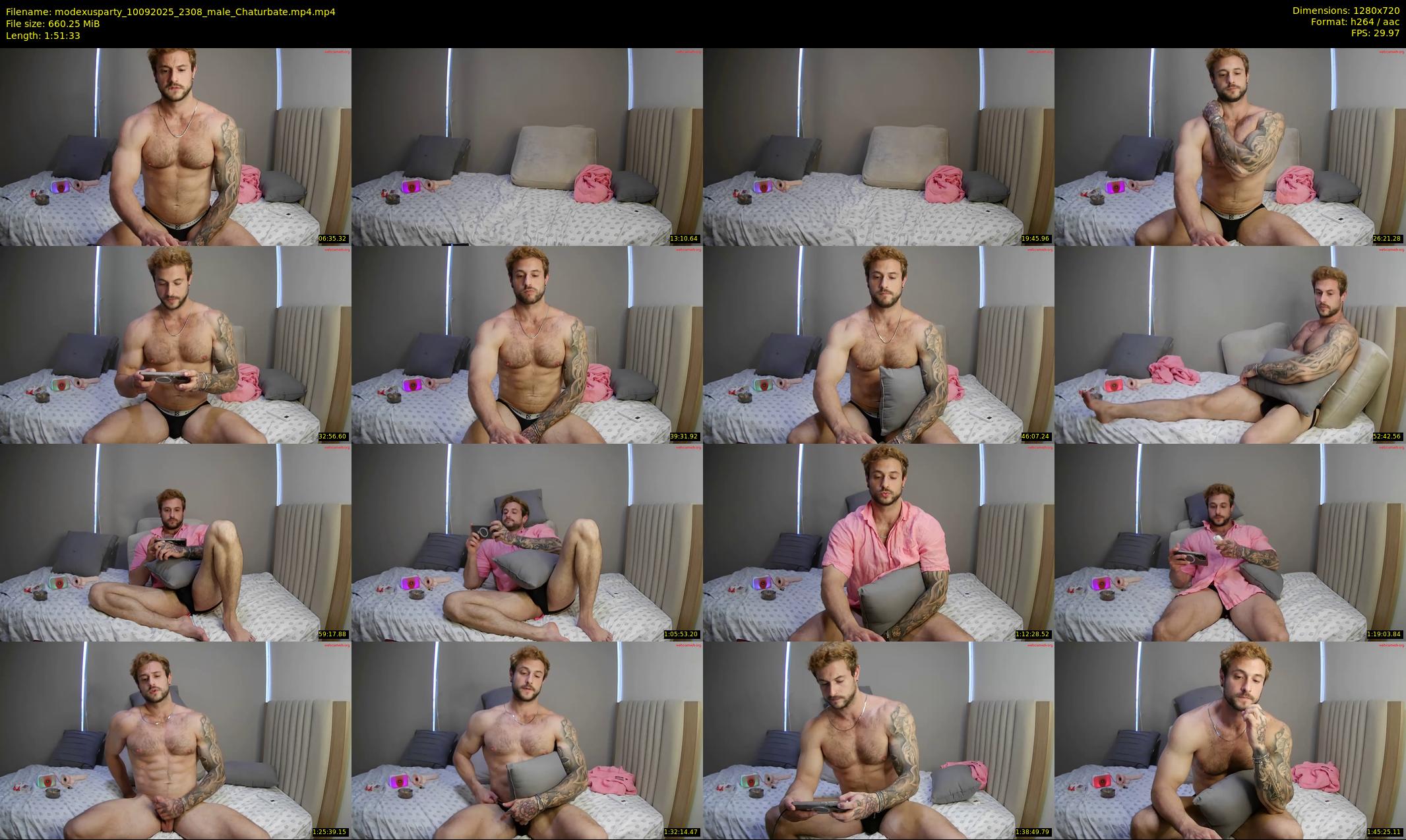 modexusparty — 112 minute Chaturbate male cam show recording, 720p, Sep 10, 2025