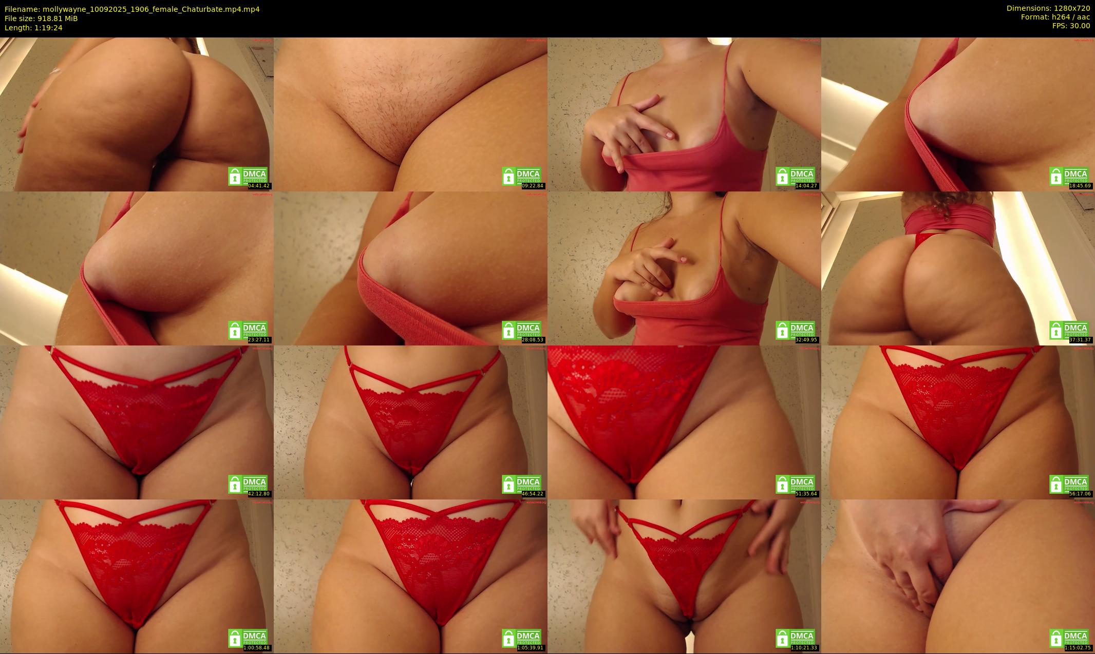 mollywayne — 80 minute Chaturbate female cam show recording, 720p, Sep 10, 2025