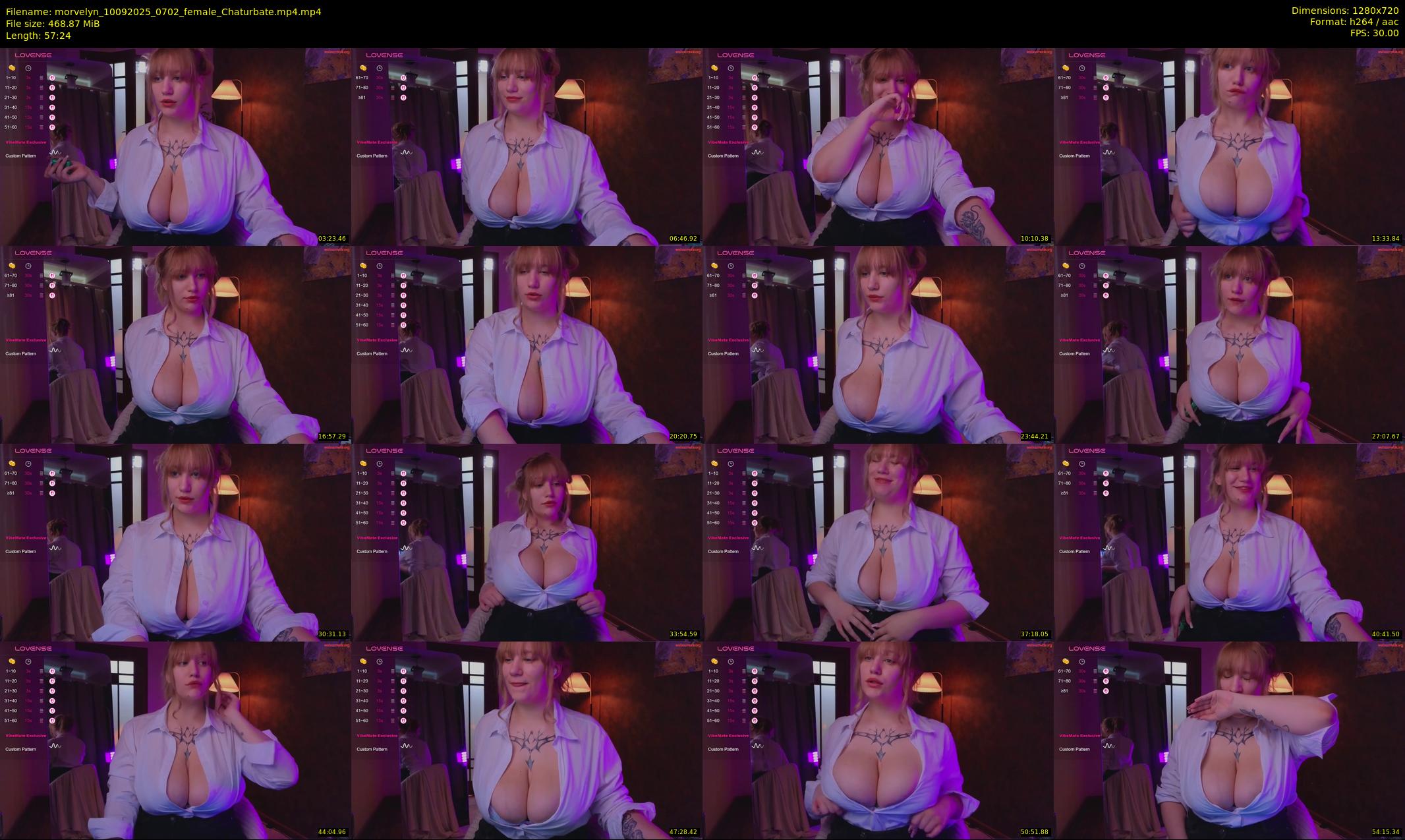 morvelyn — 58 minute Chaturbate female cam show recording, 720p, Sep 10, 2025